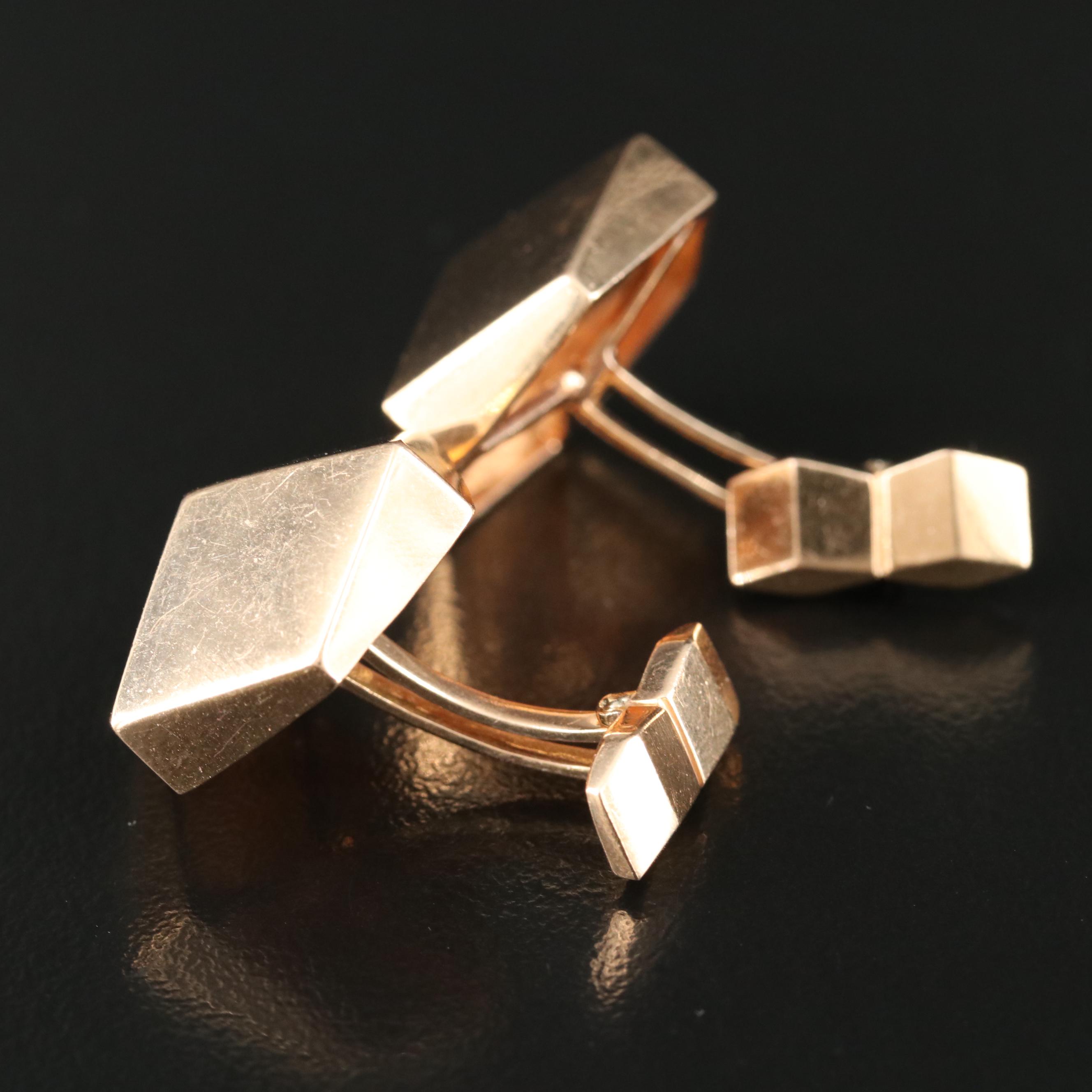 Paolo Costagli 18K Three-Dimensional Owl Cufflinks