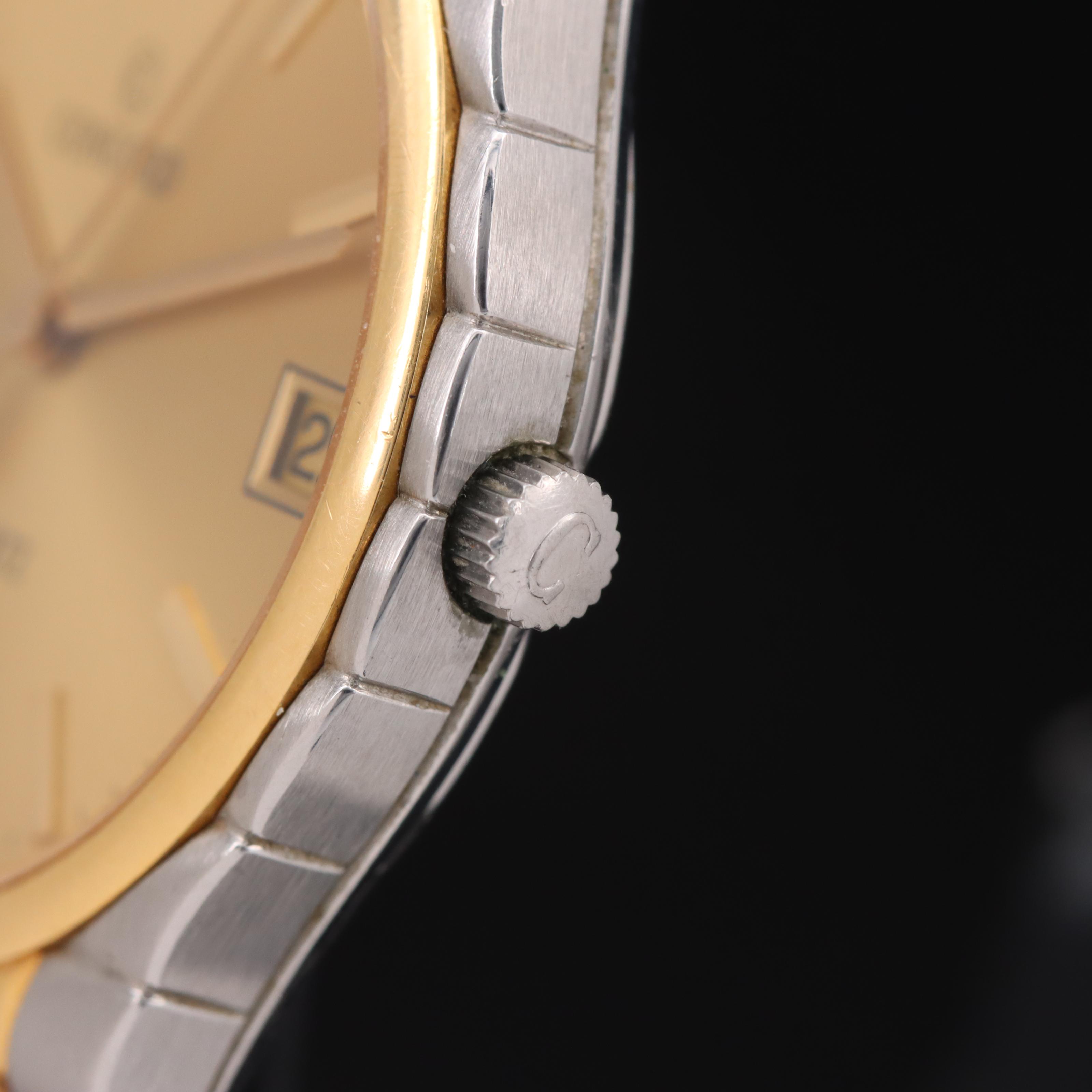 18K and Stainless Steel Concord Quartz Mariner with Date Watch