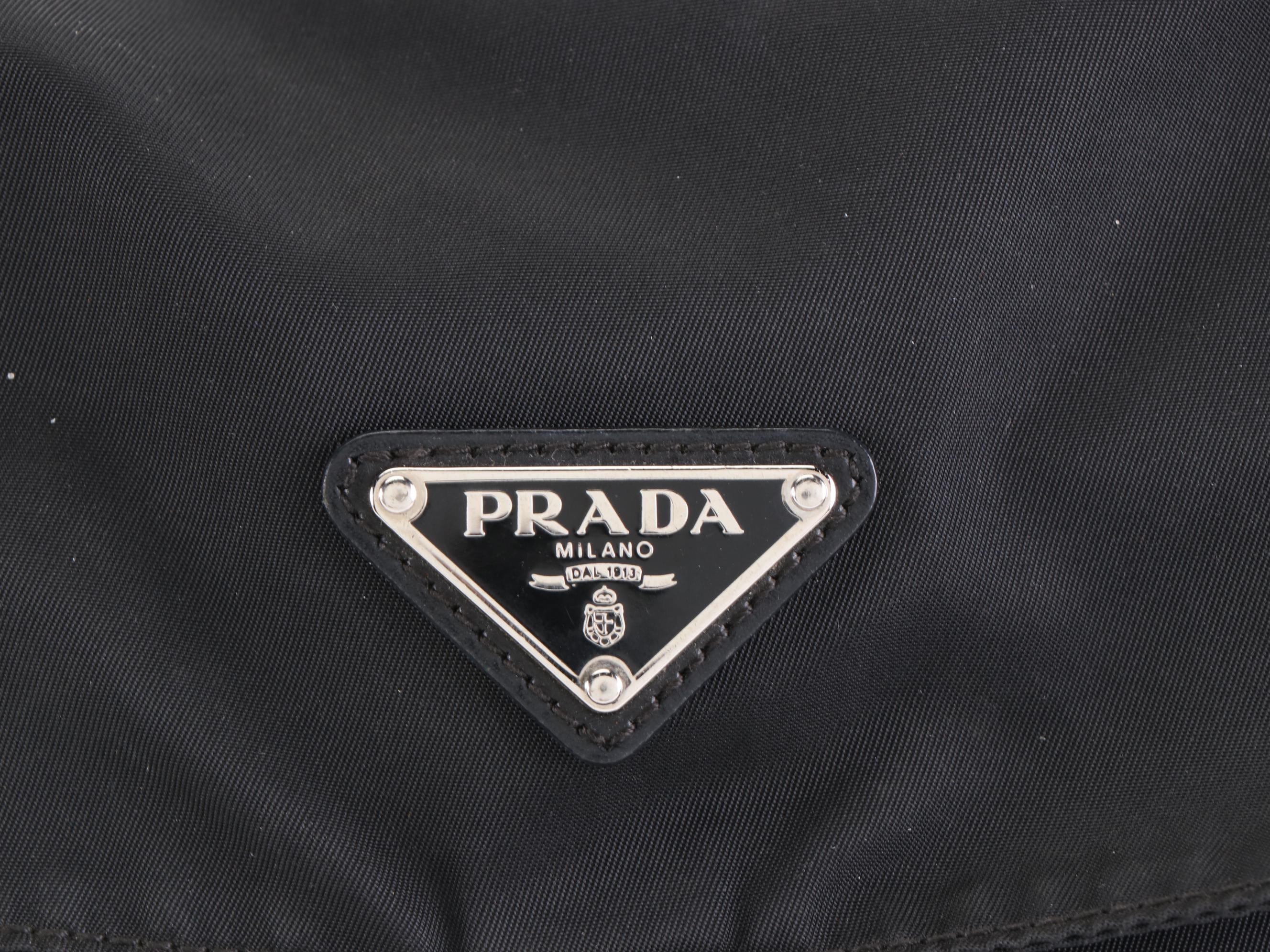 Prada Crossbody Bag in Black Tessuto Nylon
