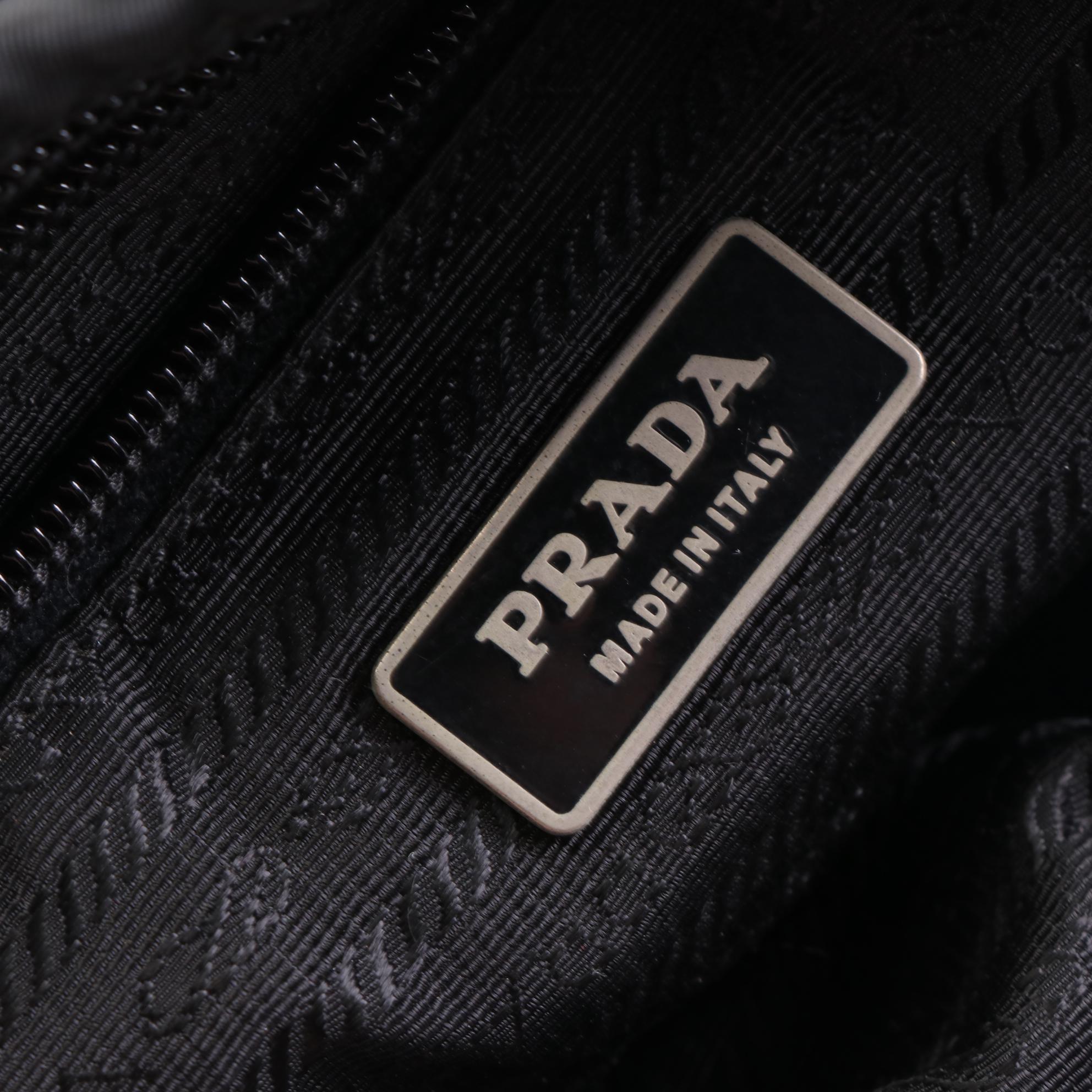 Prada Crossbody Bag in Black Tessuto Nylon