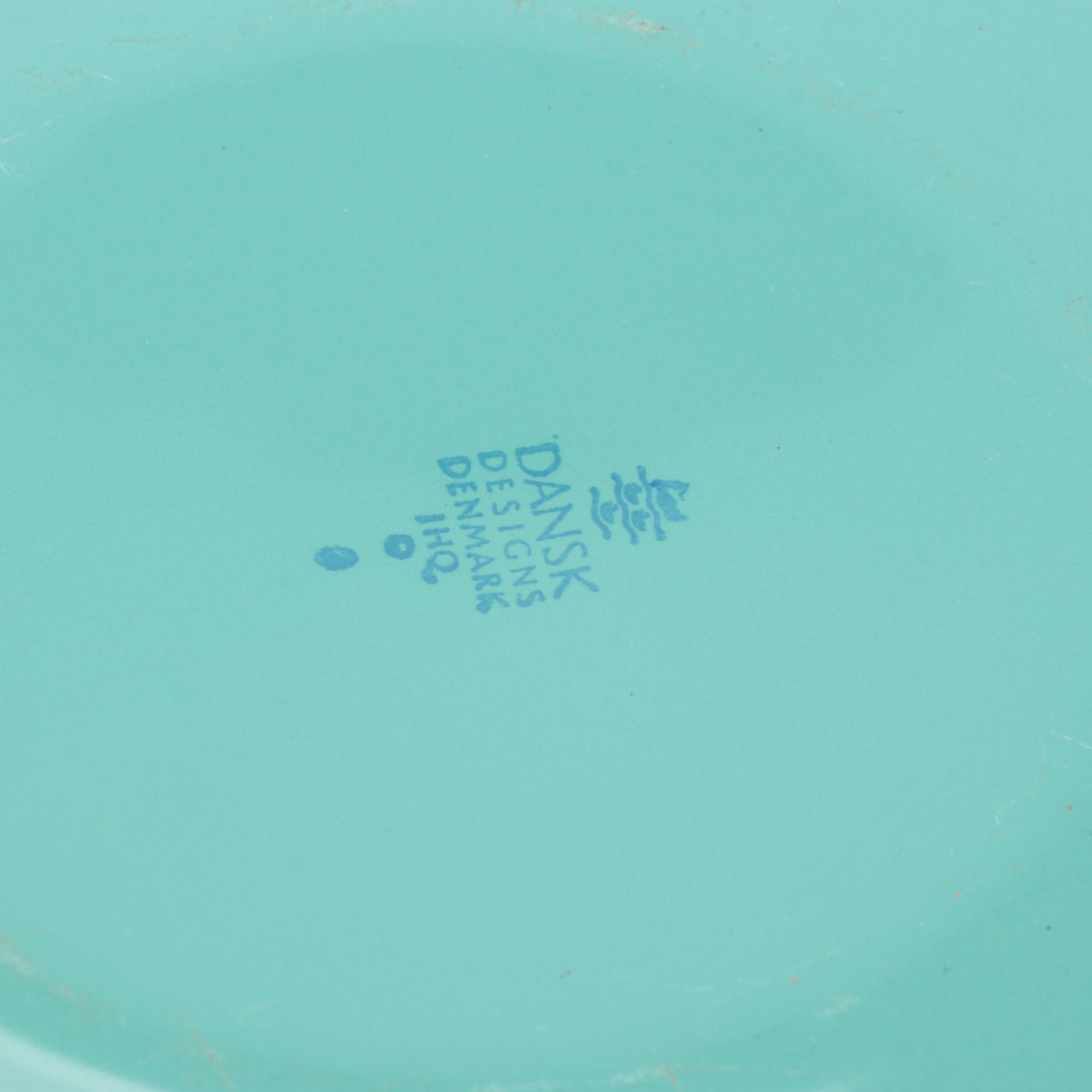 Danish Modern Dansk "Kobenstyle" Teal Enameled Pots and Pans