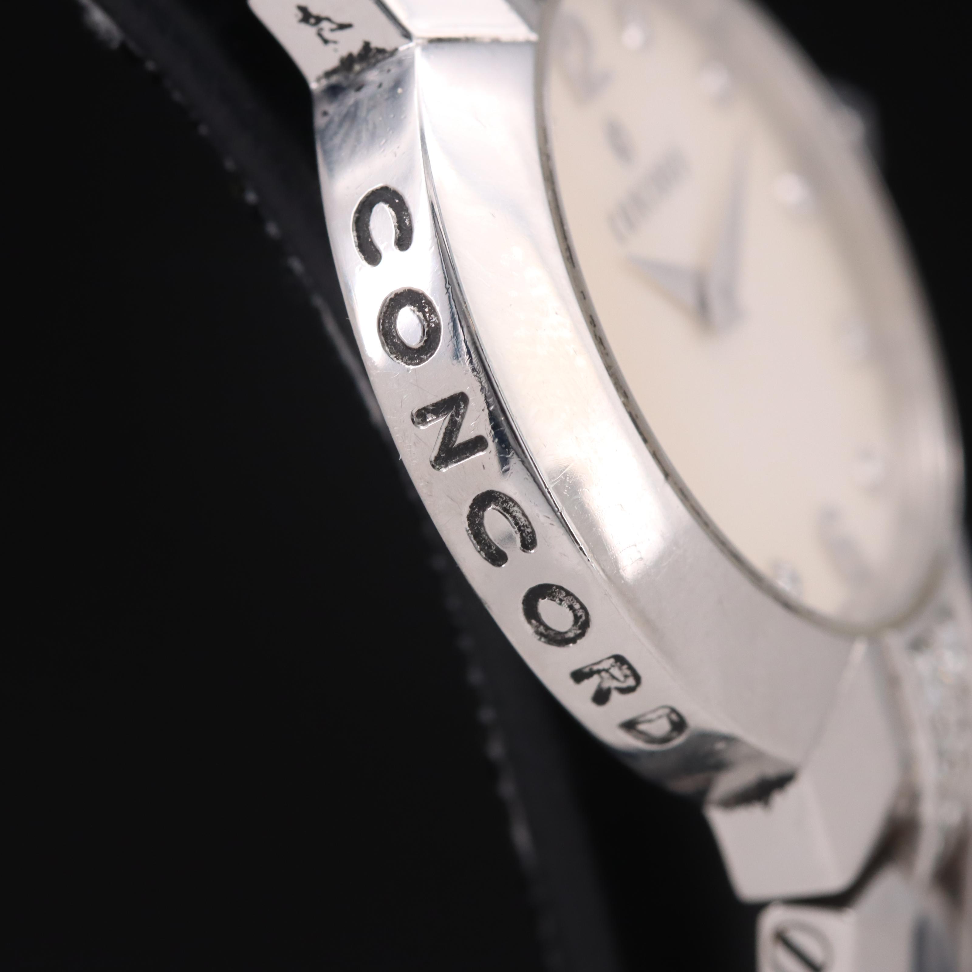 Concord La Scala Mother-of-Pearl and Diamond Dial Watch