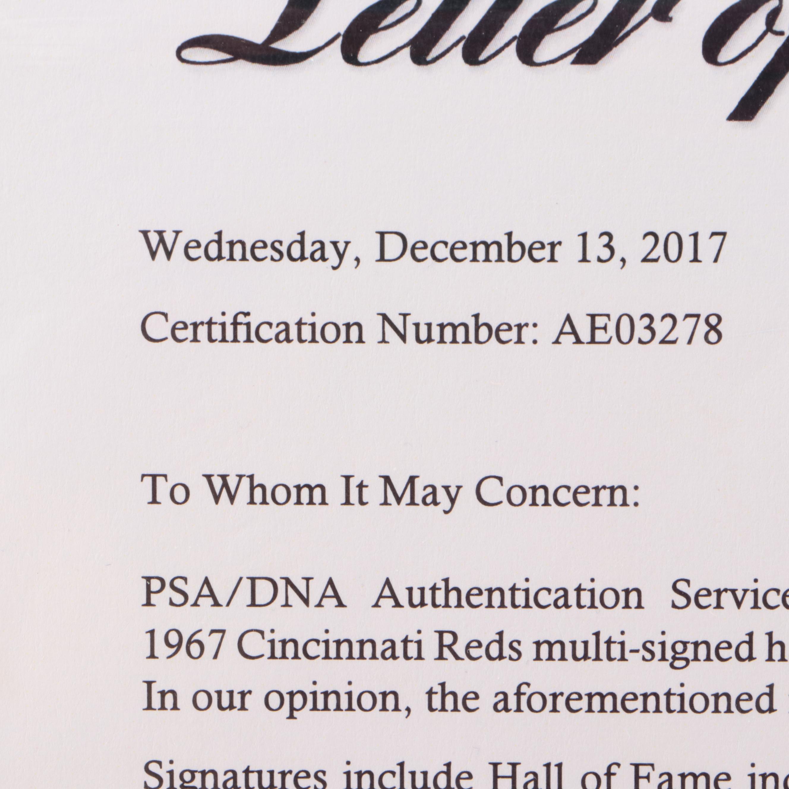 Johnny Bench, Tony Perez, and More Signed Big Red Machine Cincinnati Reds Hat