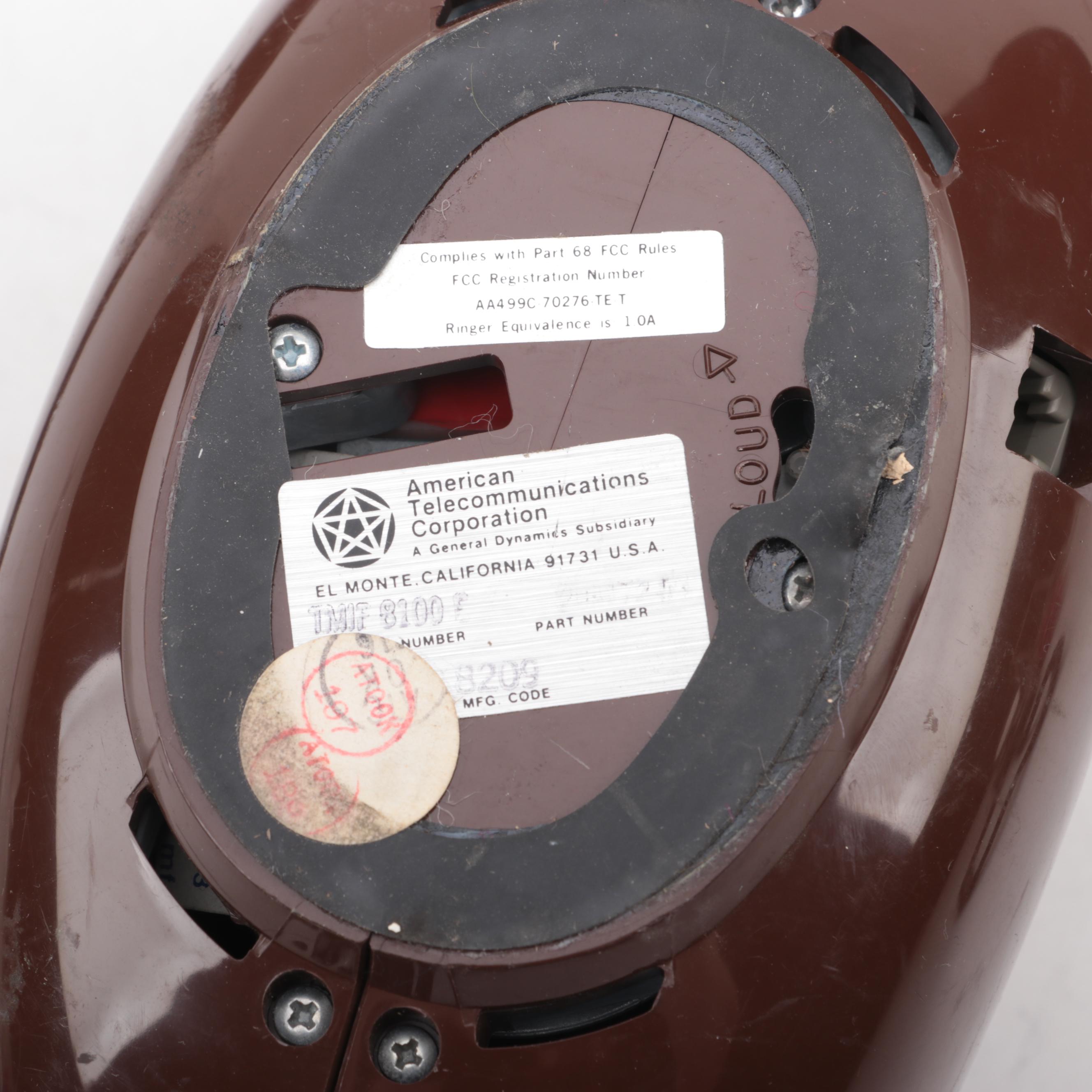 American Telecommunications and Lenoxx Push Button Telephones, Late 20th Century