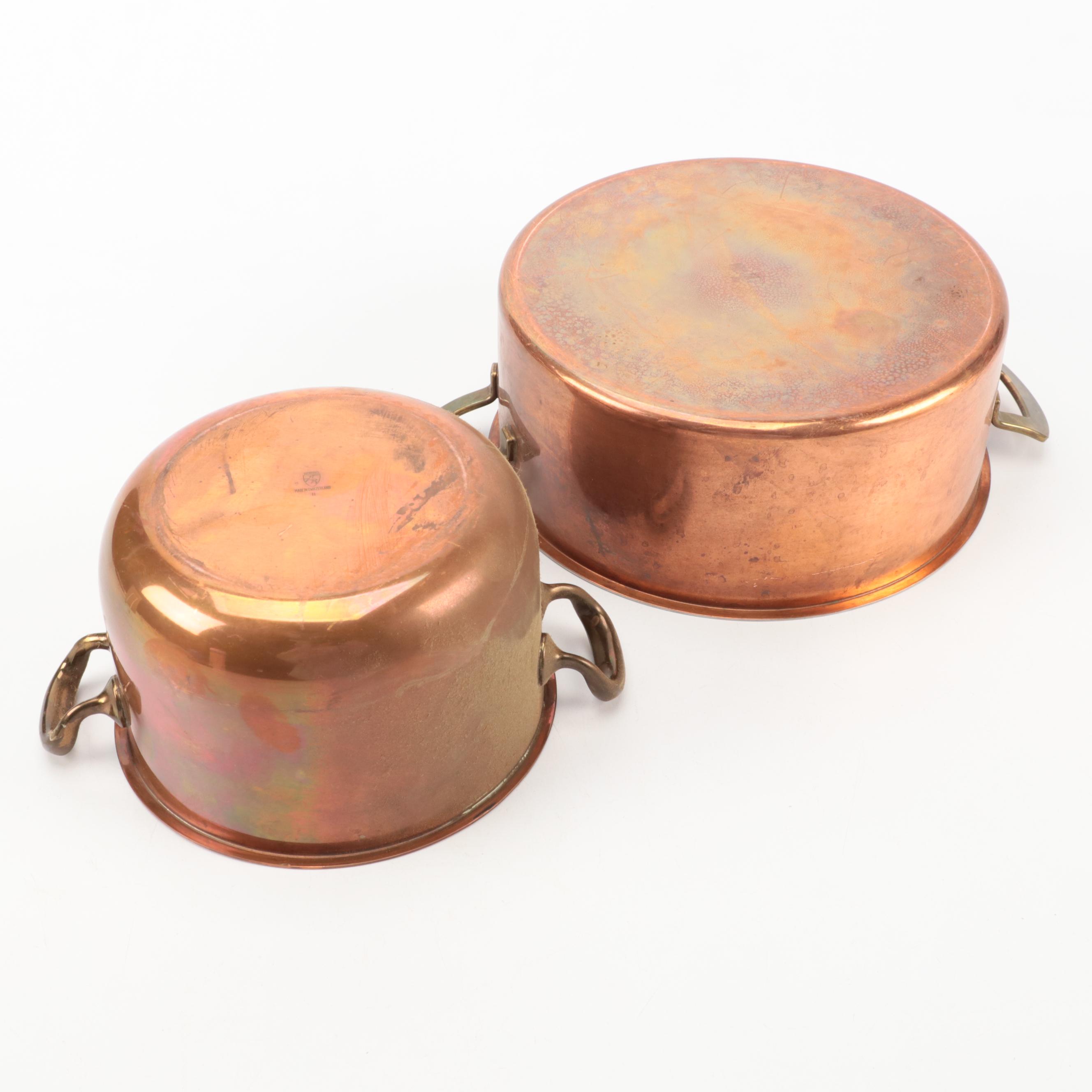 Copper Clad Pots and Pans, 20th Century