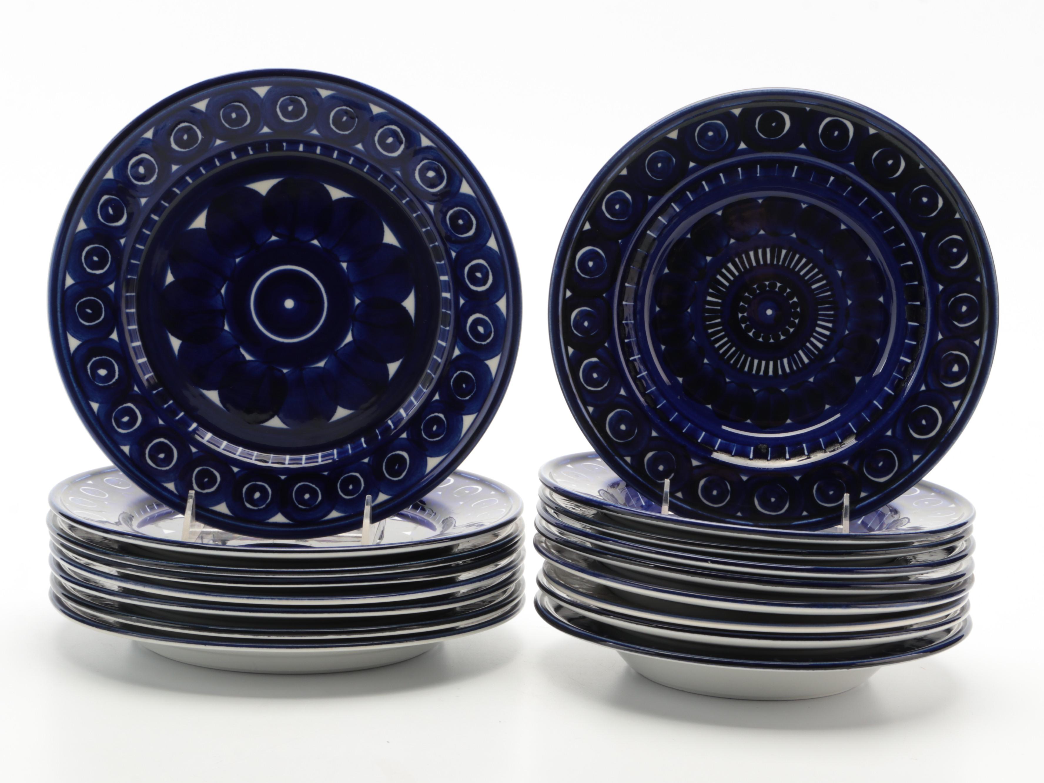 Arabia "Valencia" Finnish Ceramic Dinnerware and Tableware, 1985–2002