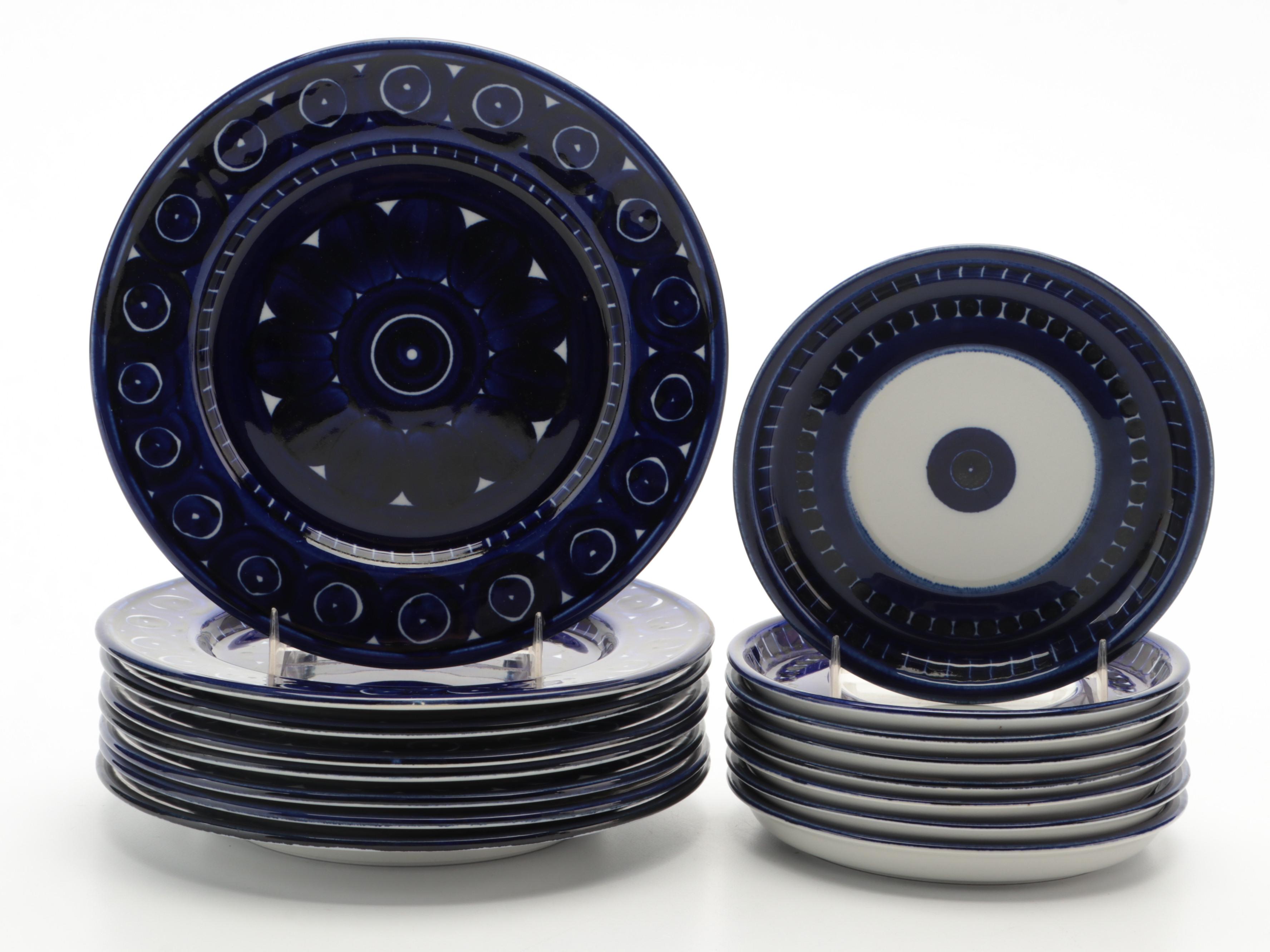 Arabia "Valencia" Finnish Ceramic Dinnerware and Tableware, 1985–2002