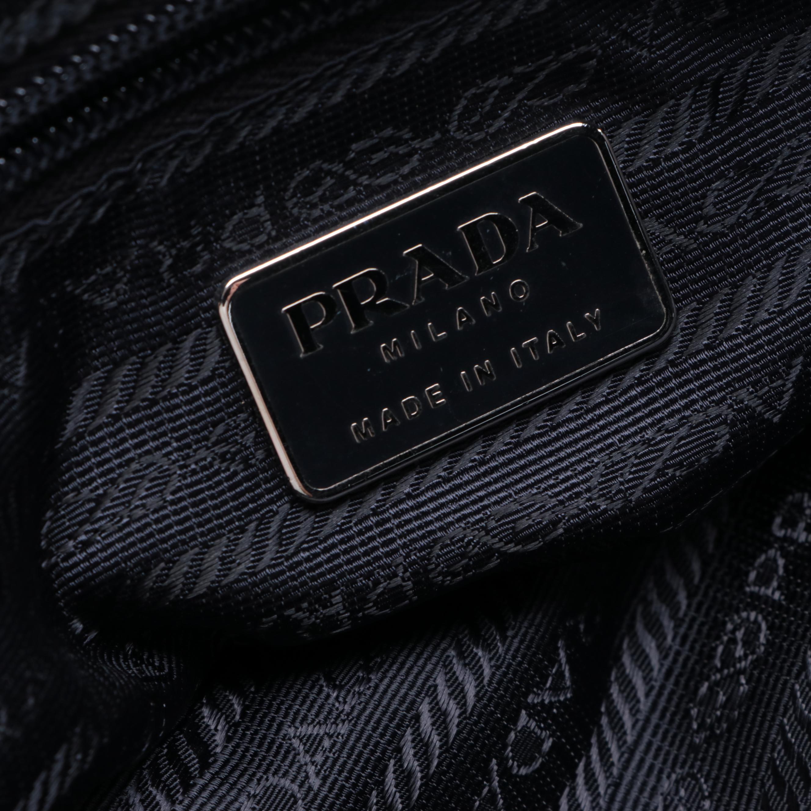 Prada Handbag in Navy Blue Tessuto Nylon