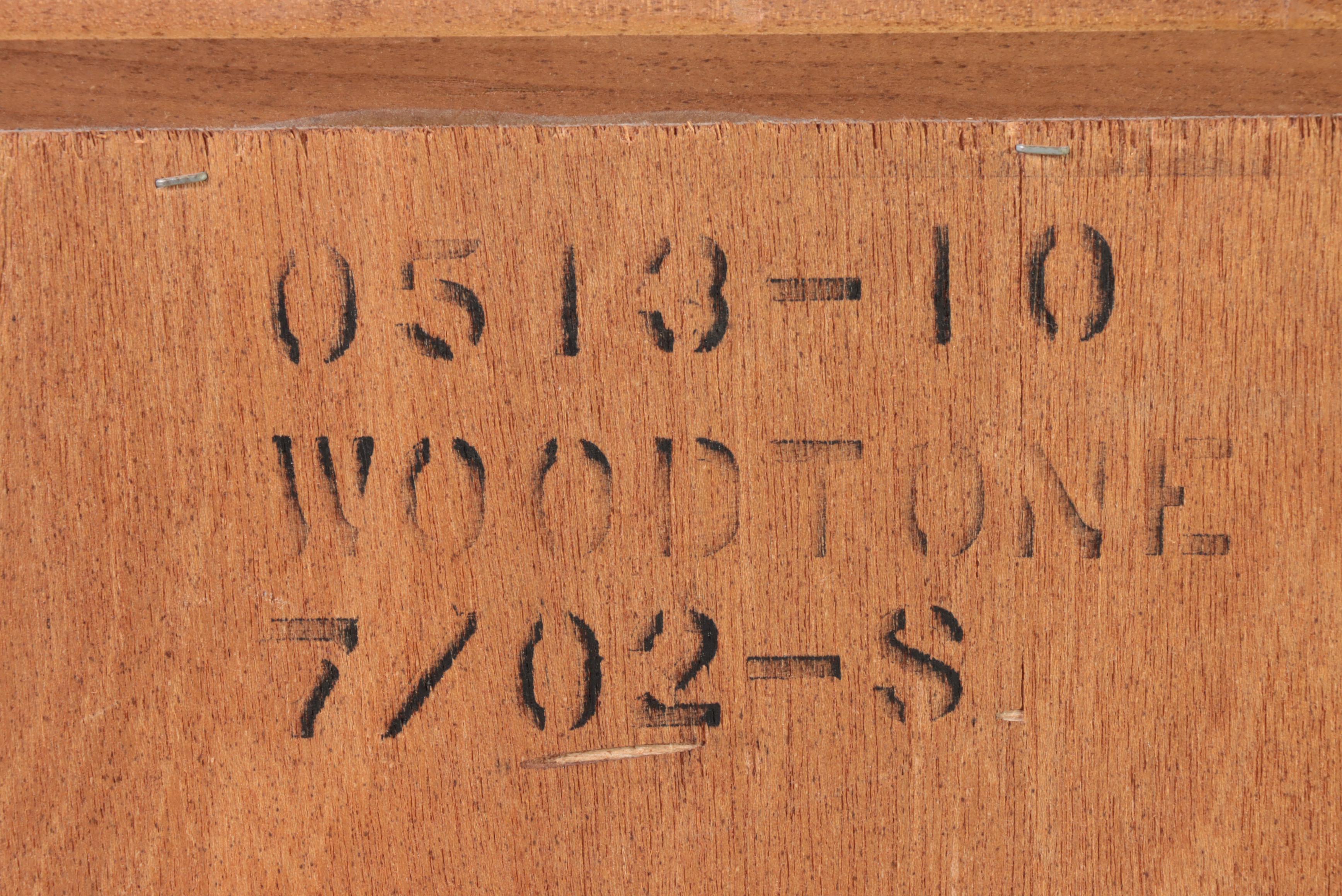 Stanley "American Craftsman Collection" Cherrywood & Maple Five-Drawer Chest