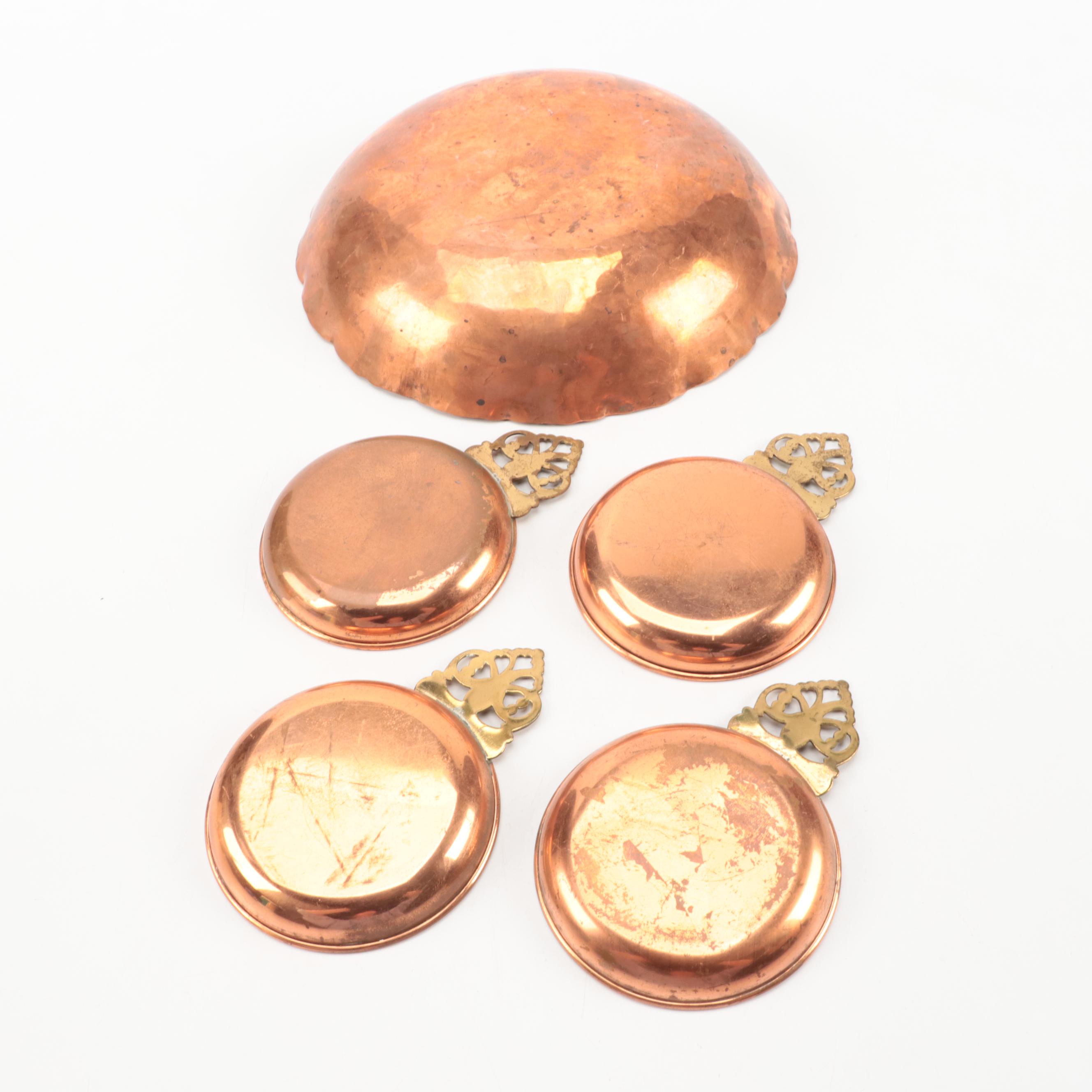 Korean Copper Turkish Coffee Pot with More Bakeware and Tableware