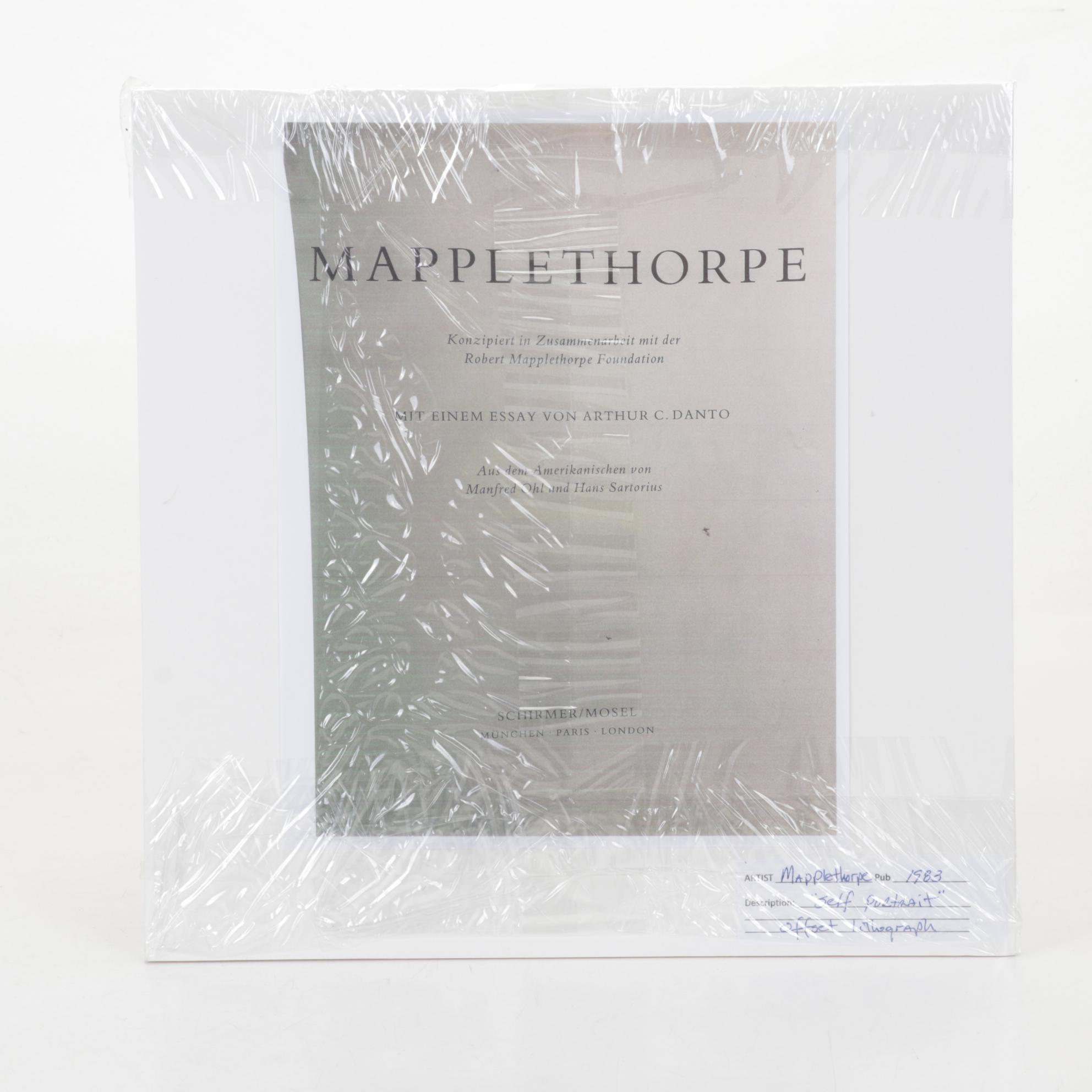 Offset Lithograph After Robert Mapplethorpe "Self-Portrait," Circa 1992