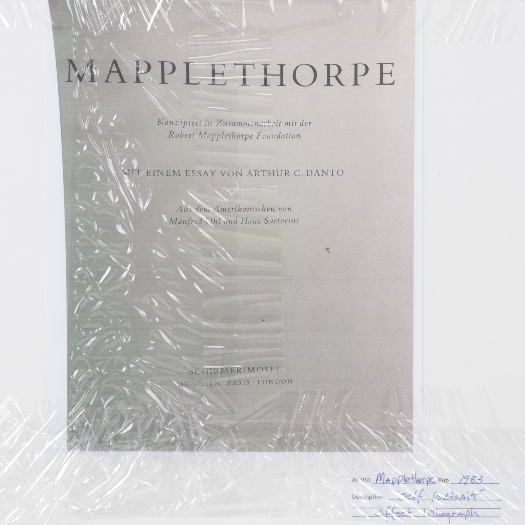 Offset Lithograph After Robert Mapplethorpe "Self-Portrait," Circa 1992