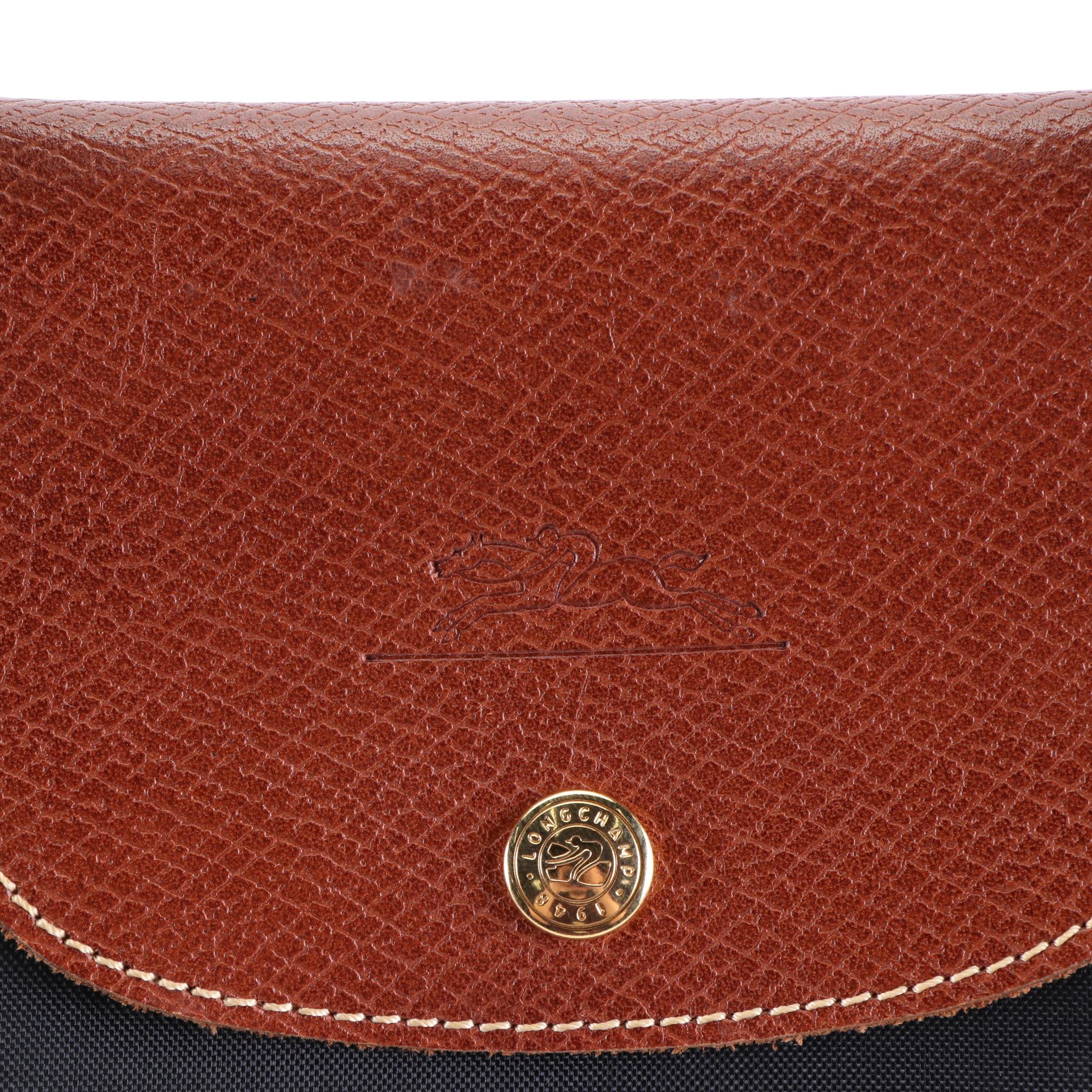 Longchamp Le Pliage Foldable Tote in Nylon and Leather