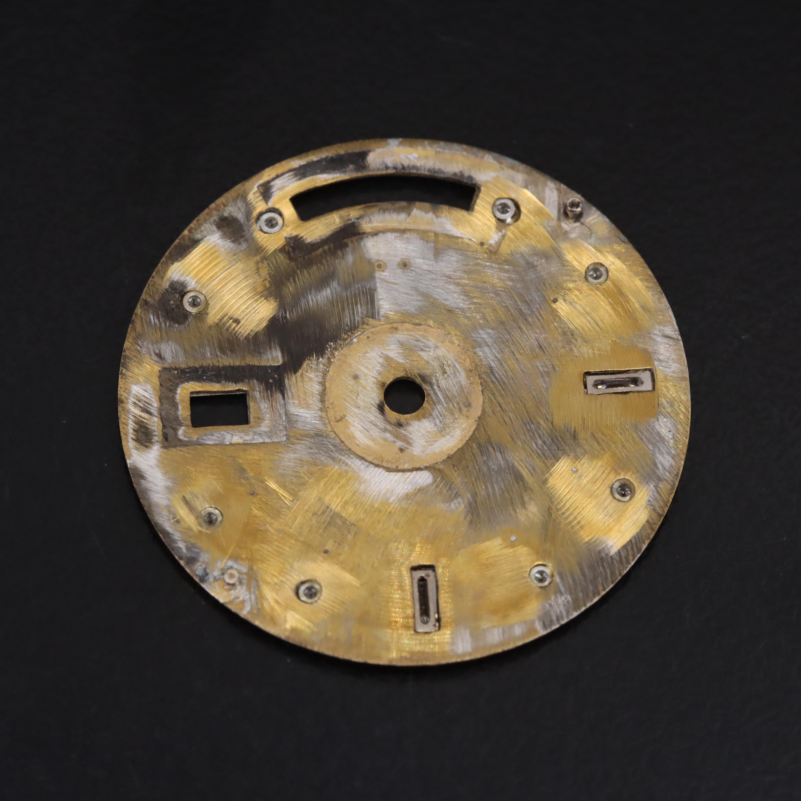 Black Mother-of-Pearl Aftermarket Rolex Diamond Dial