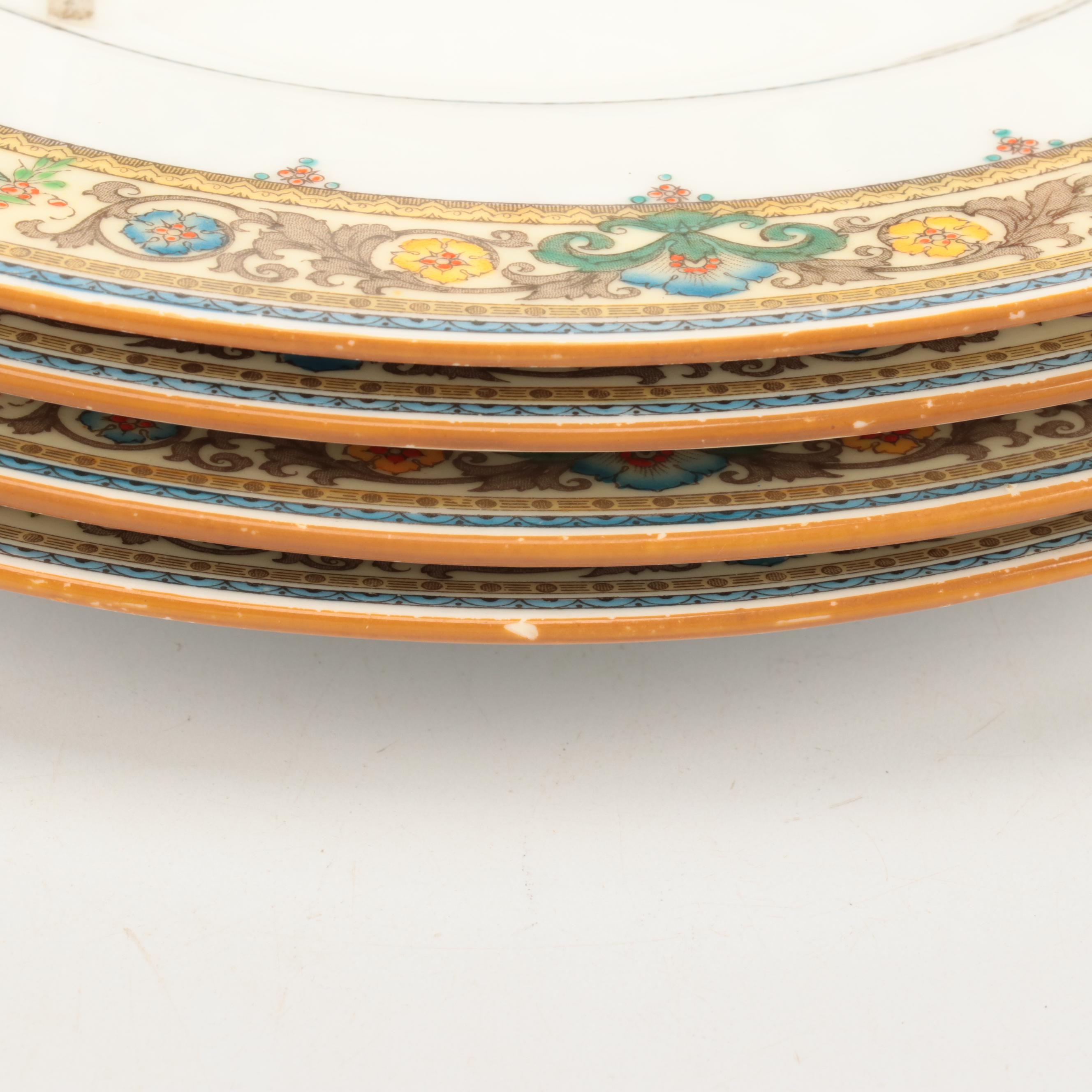 Minton "Plymouth" Ceramic Dinner Plates, Early to Mid-20th Century