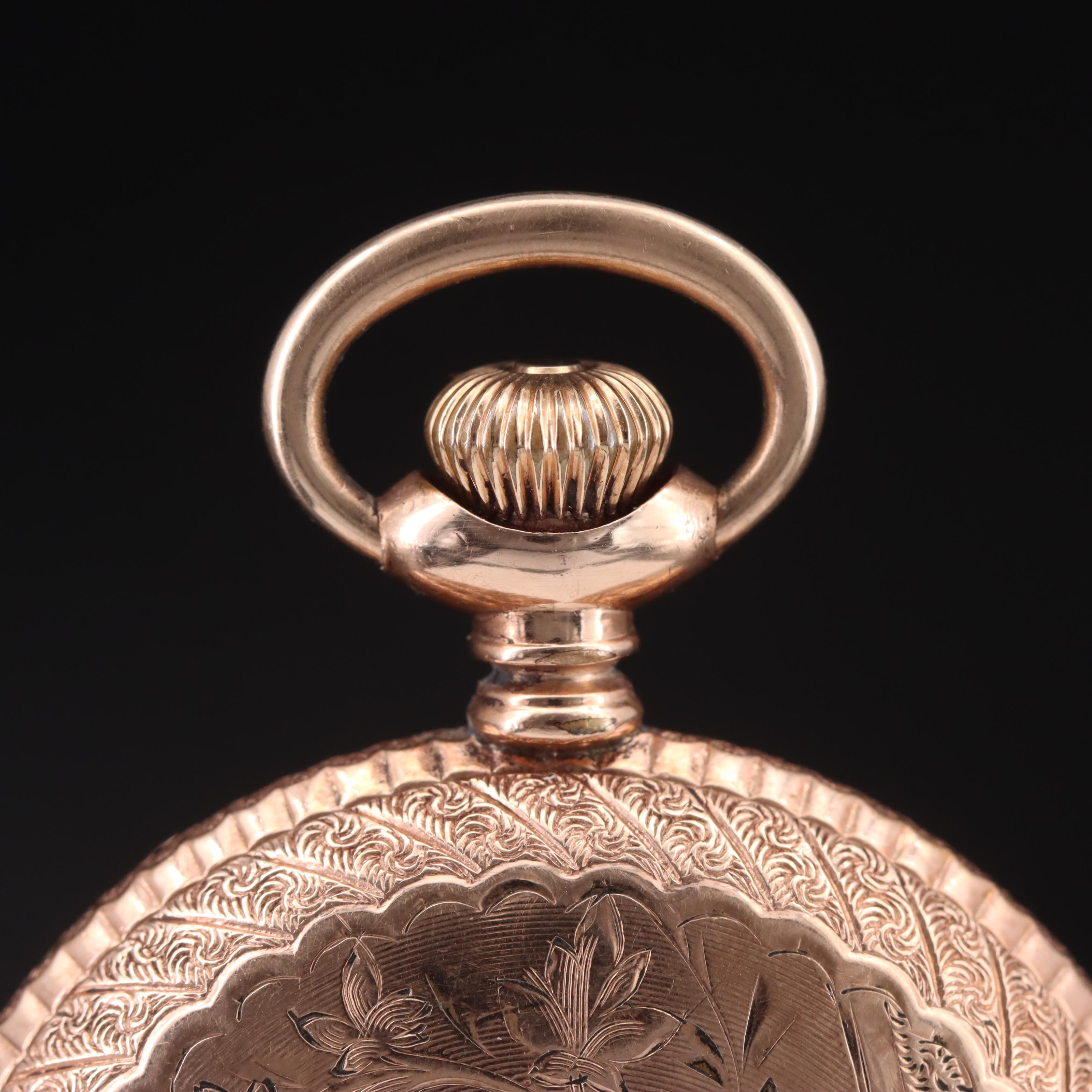 1898 Elgin Hunter Case Pocket Watch