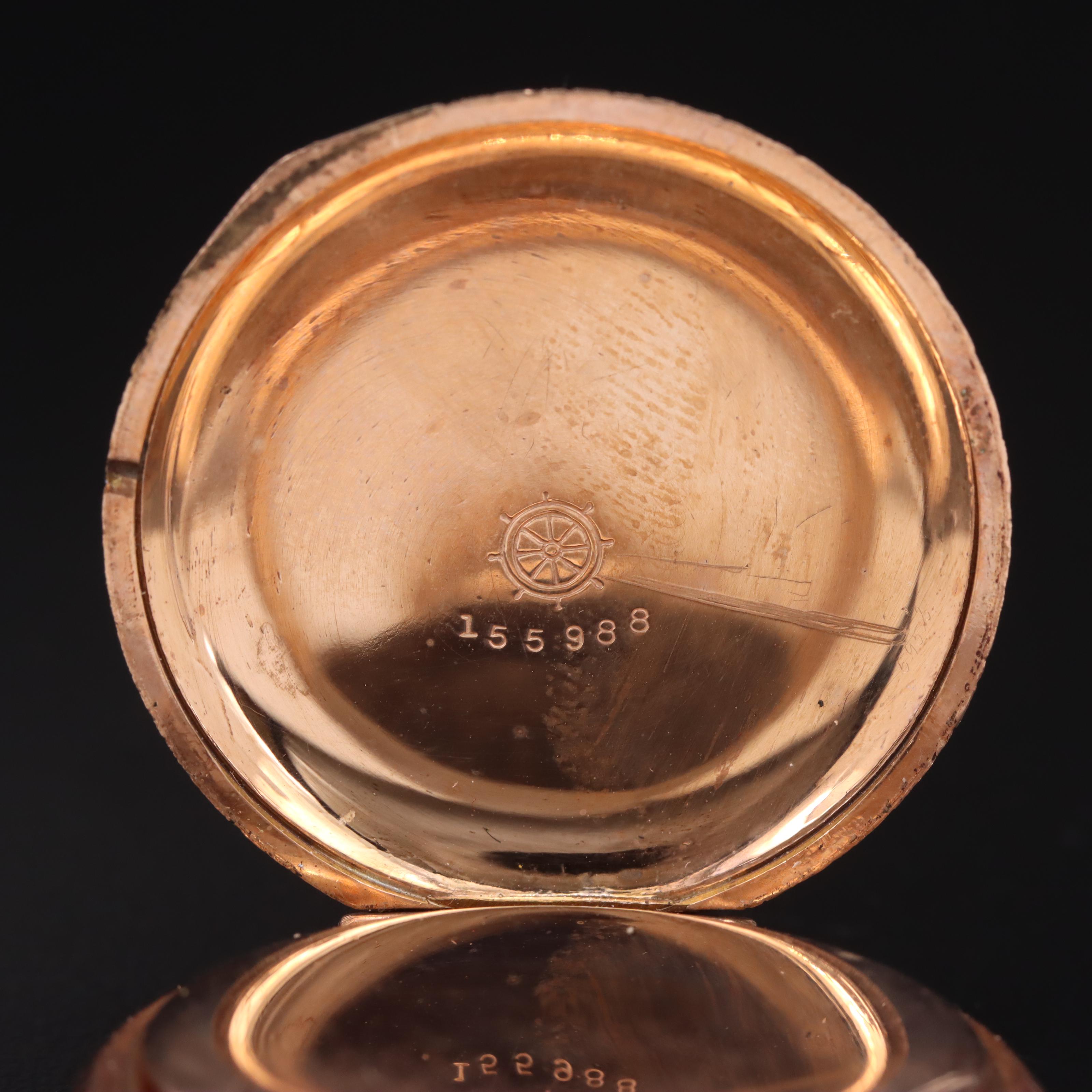 1898 Elgin Hunter Case Pocket Watch