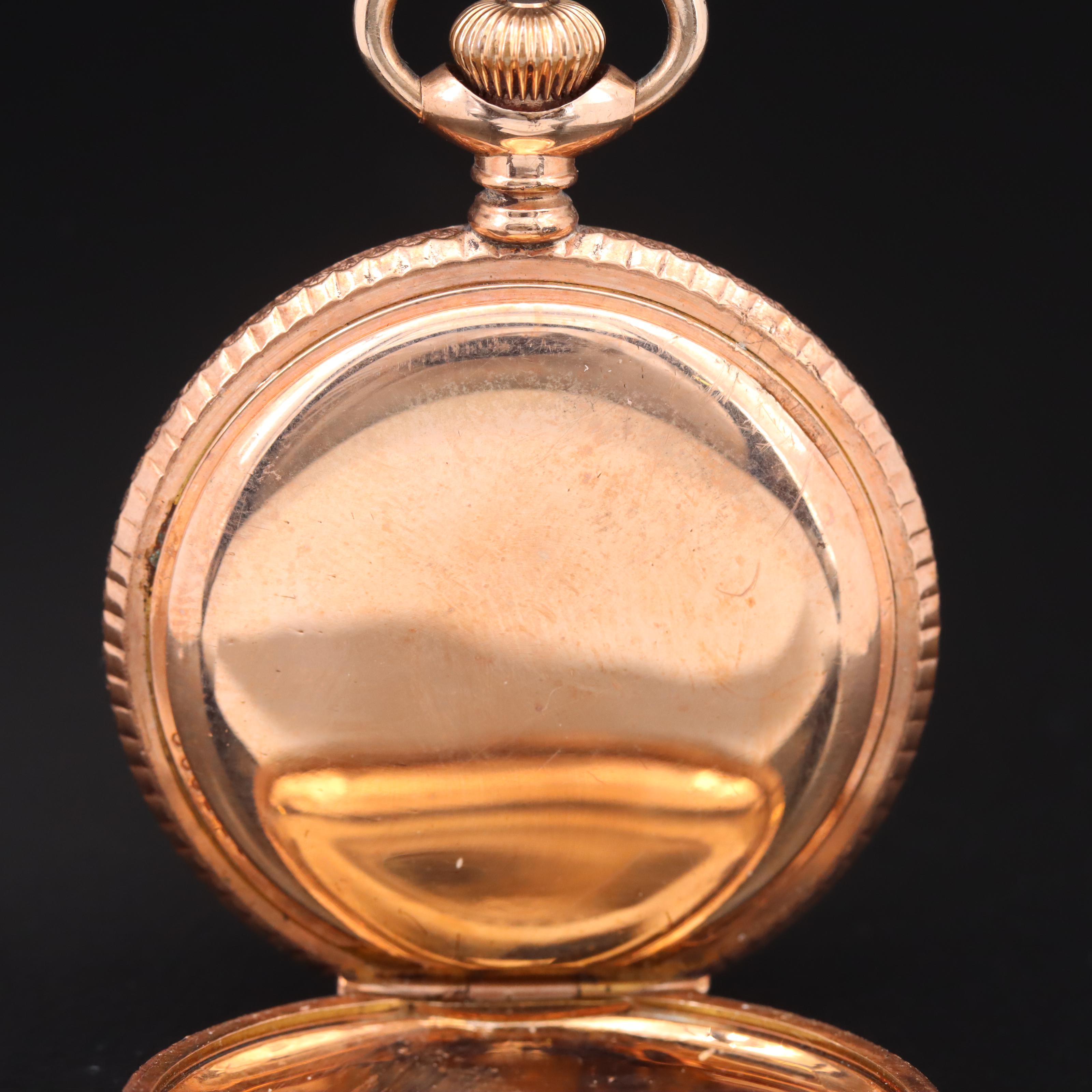 1898 Elgin Hunter Case Pocket Watch
