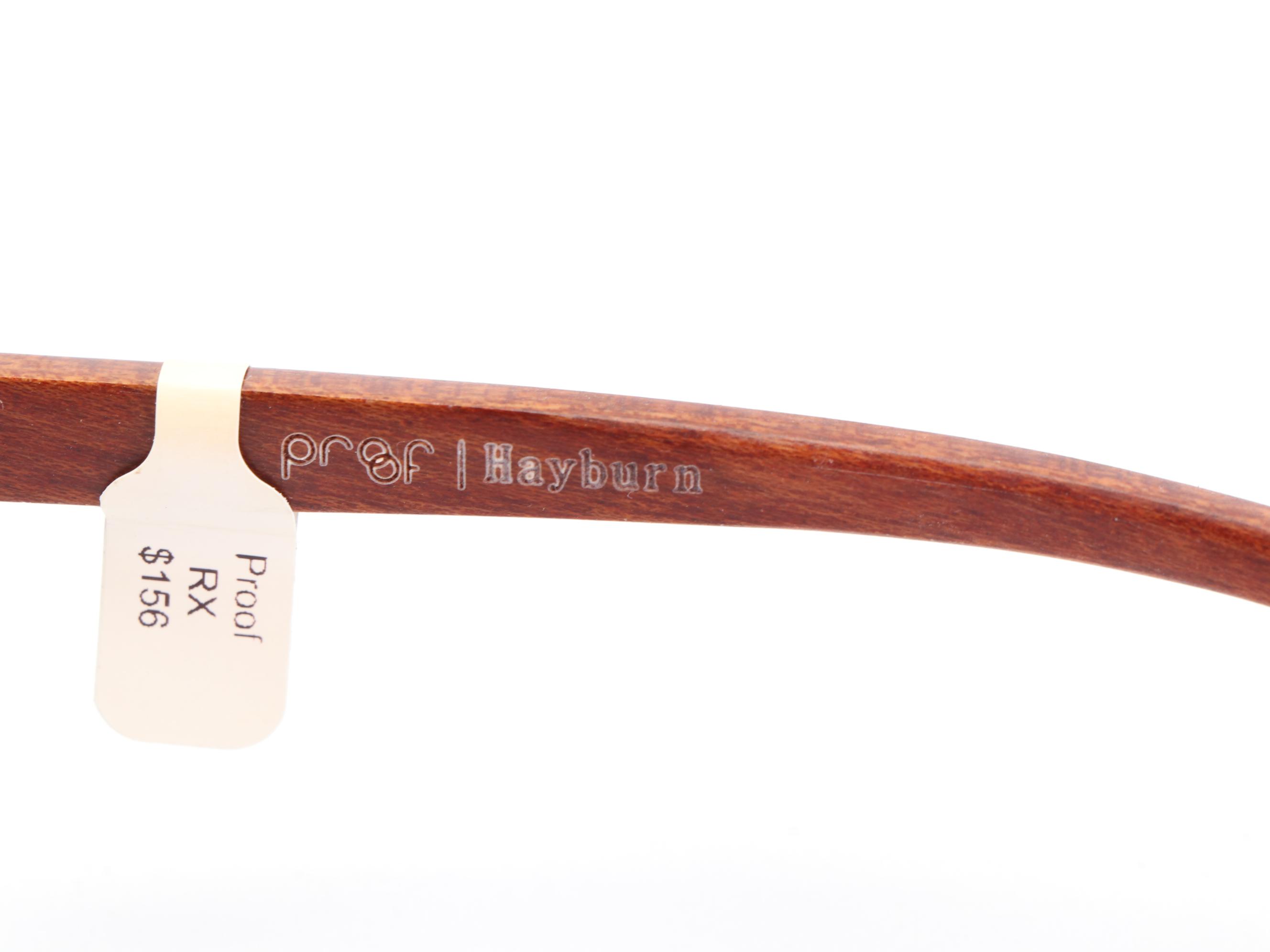 Proof Sunglasses and Eyeglass Frames with Wood Cases