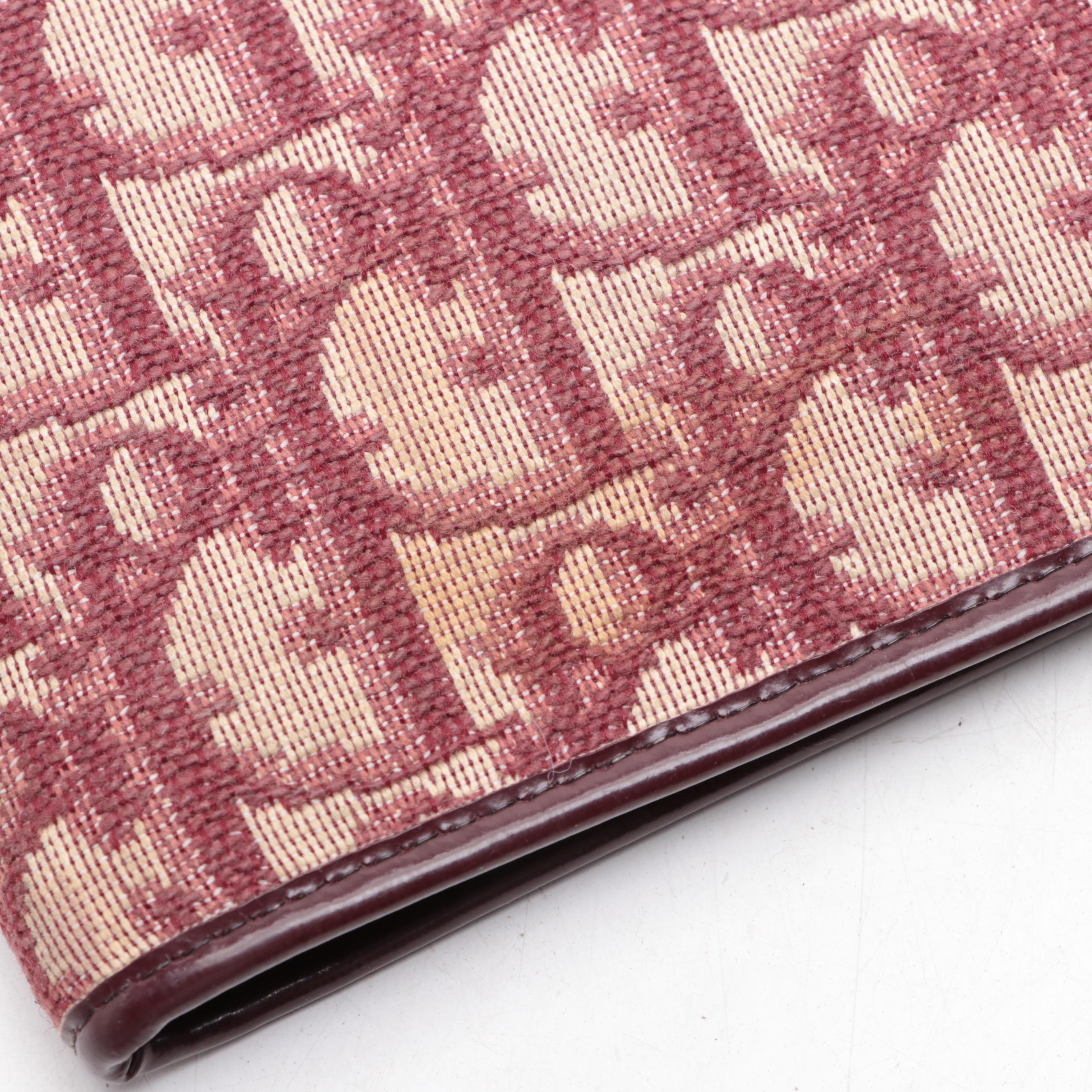 Christian Dior Bifold Wallet in Oblique Canvas and Leather