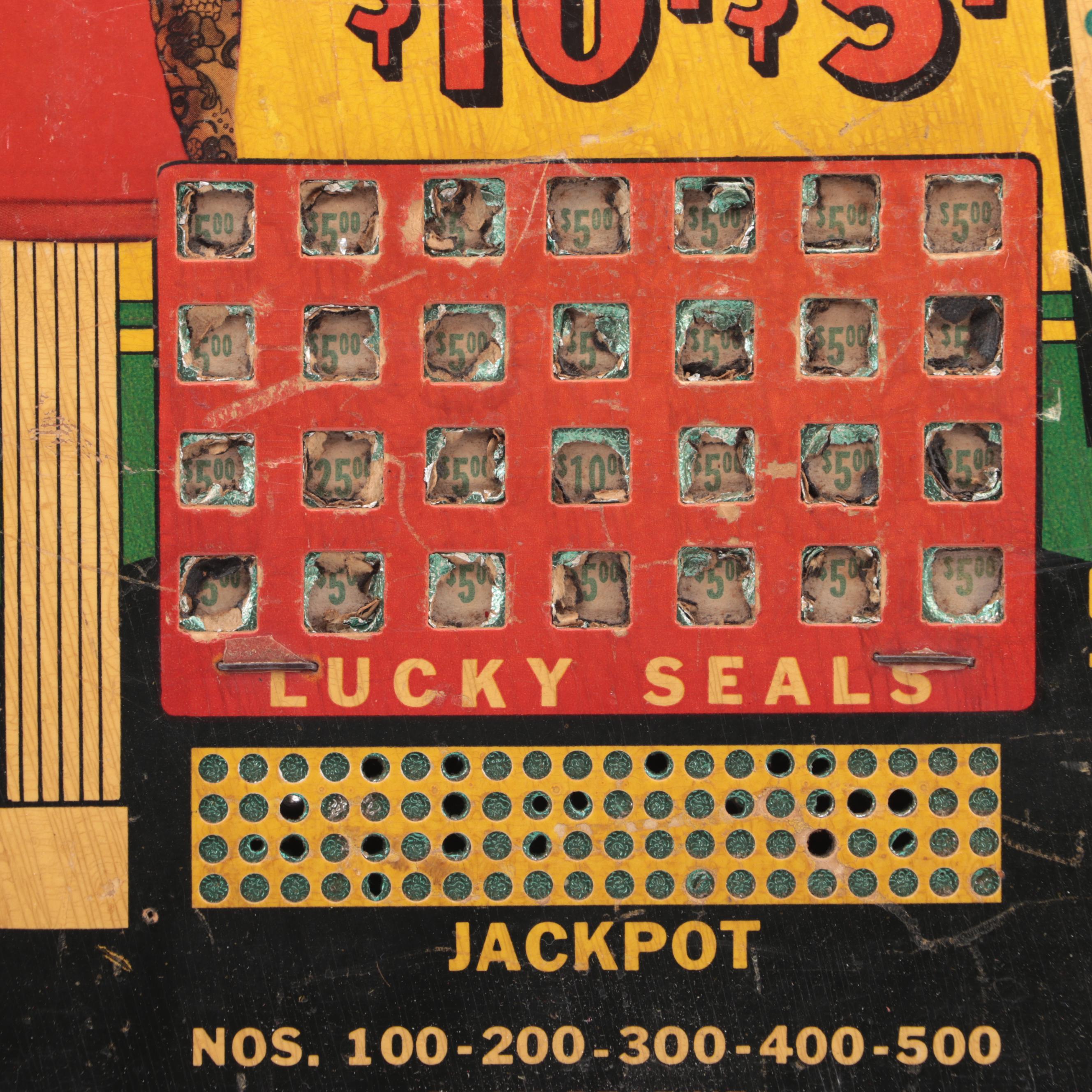 Bee Jay and Pep and Beauty Punch Boards, Mid-20th Century