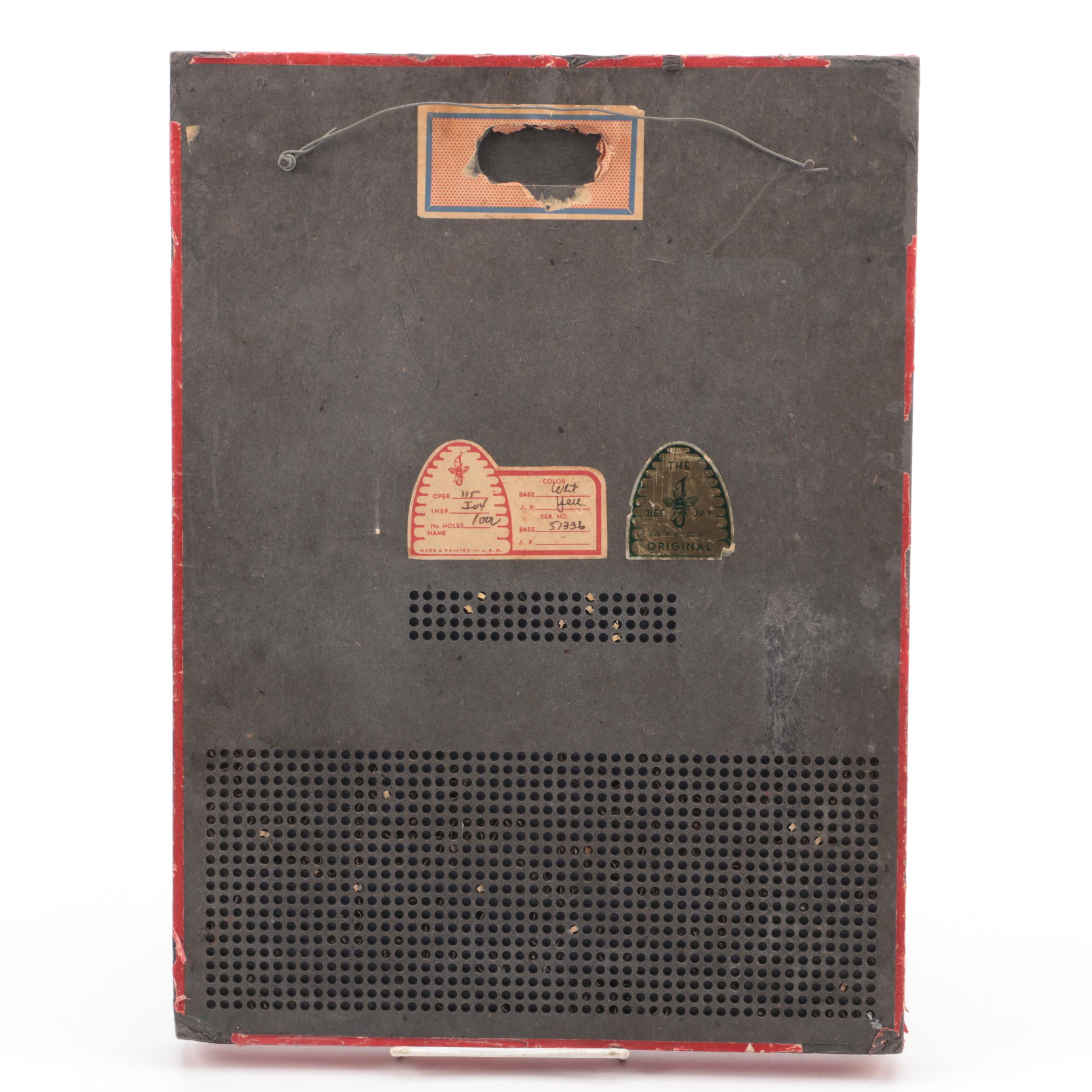 Bee Jay and Pep and Beauty Punch Boards, Mid-20th Century