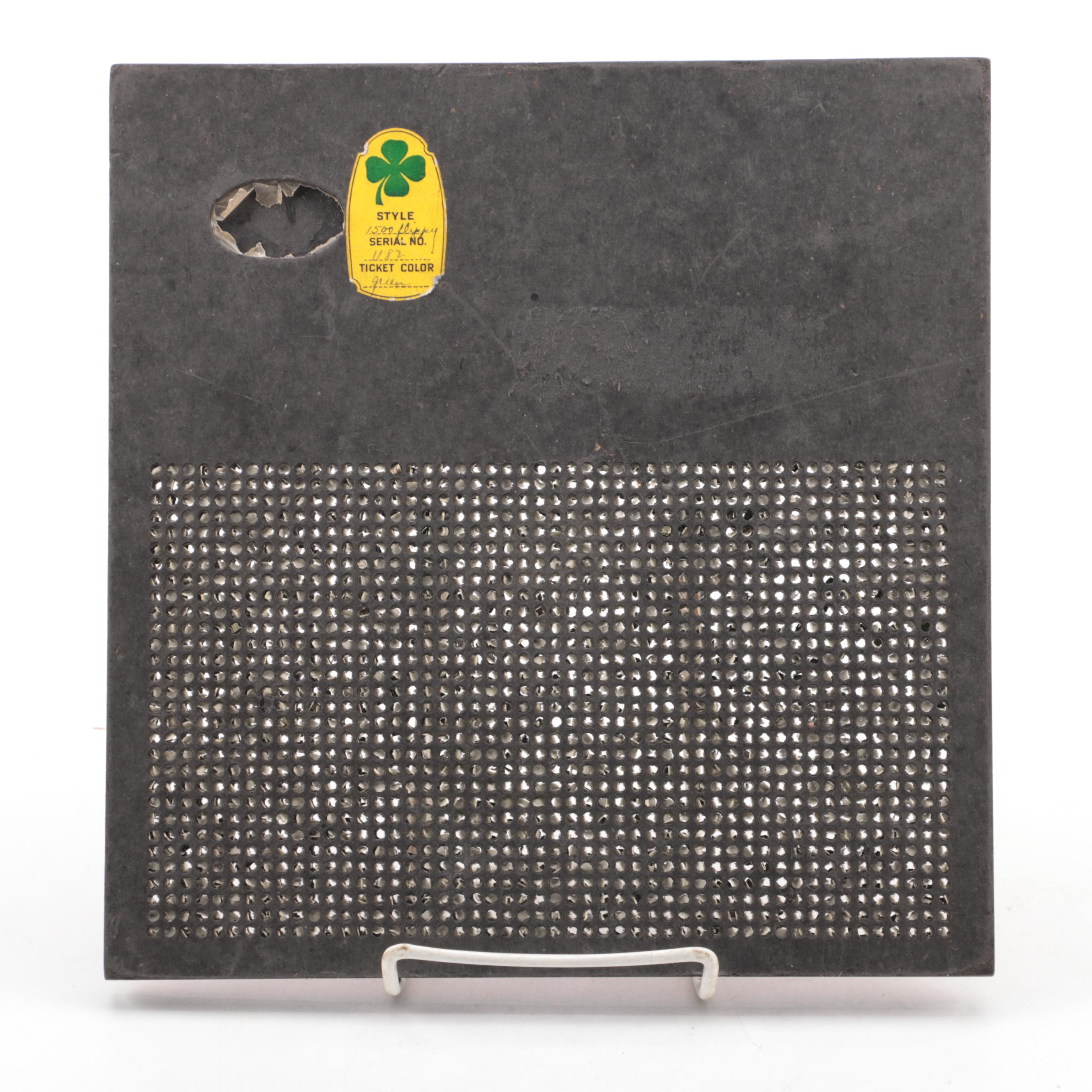 Bee Jay and Pep and Beauty Punch Boards, Mid-20th Century