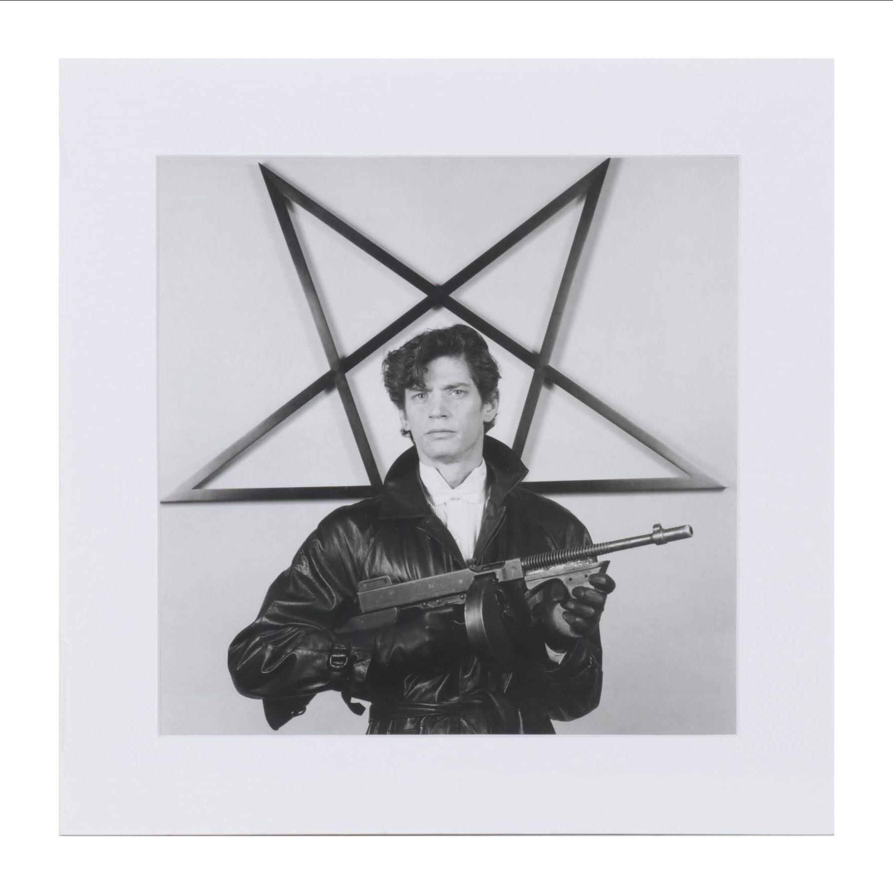 Offset Lithograph After Robert Mapplethorpe "Self-Portrait," Circa 1992