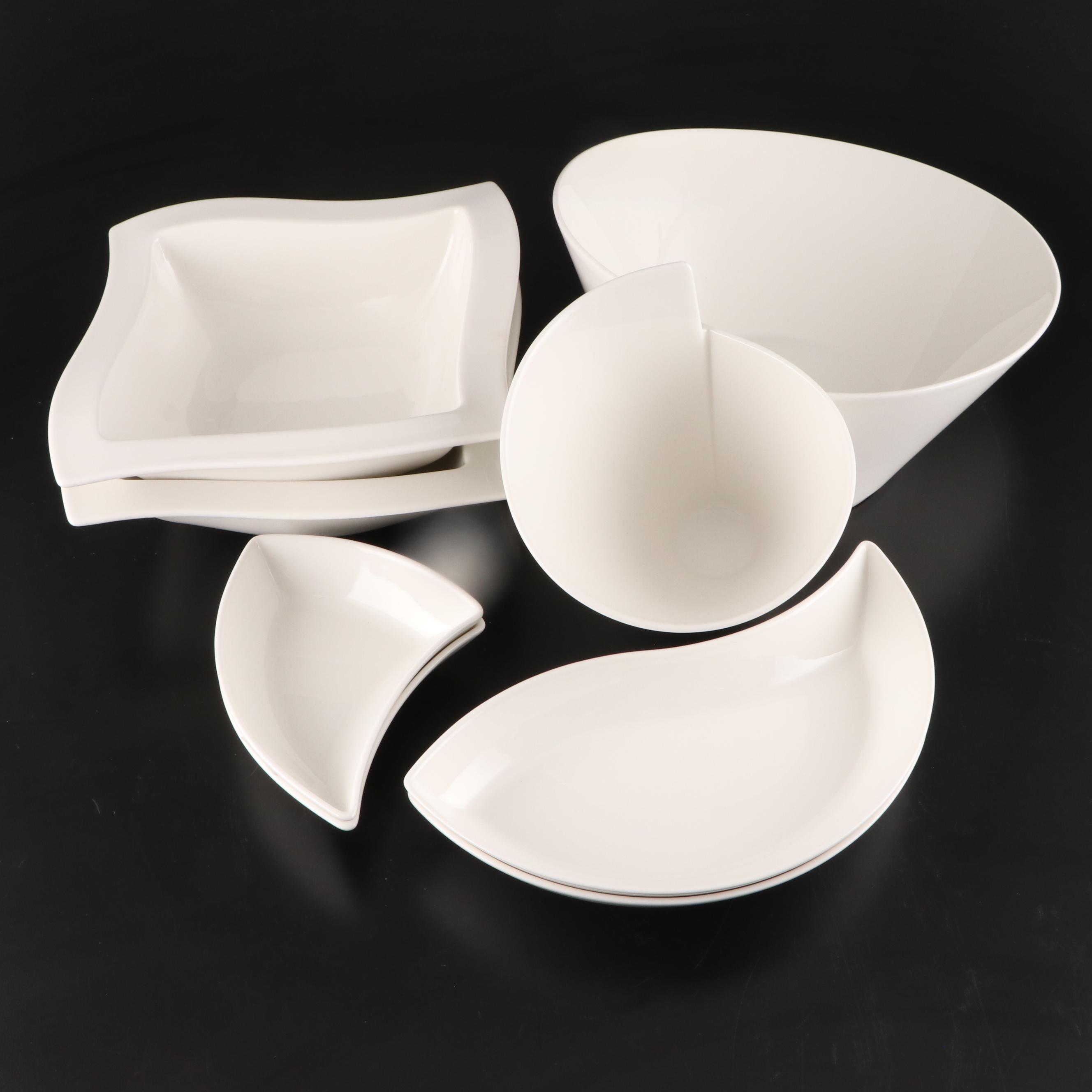 Villeroy & Boch "New Wave" Chip and Dip Bowl with Serveware