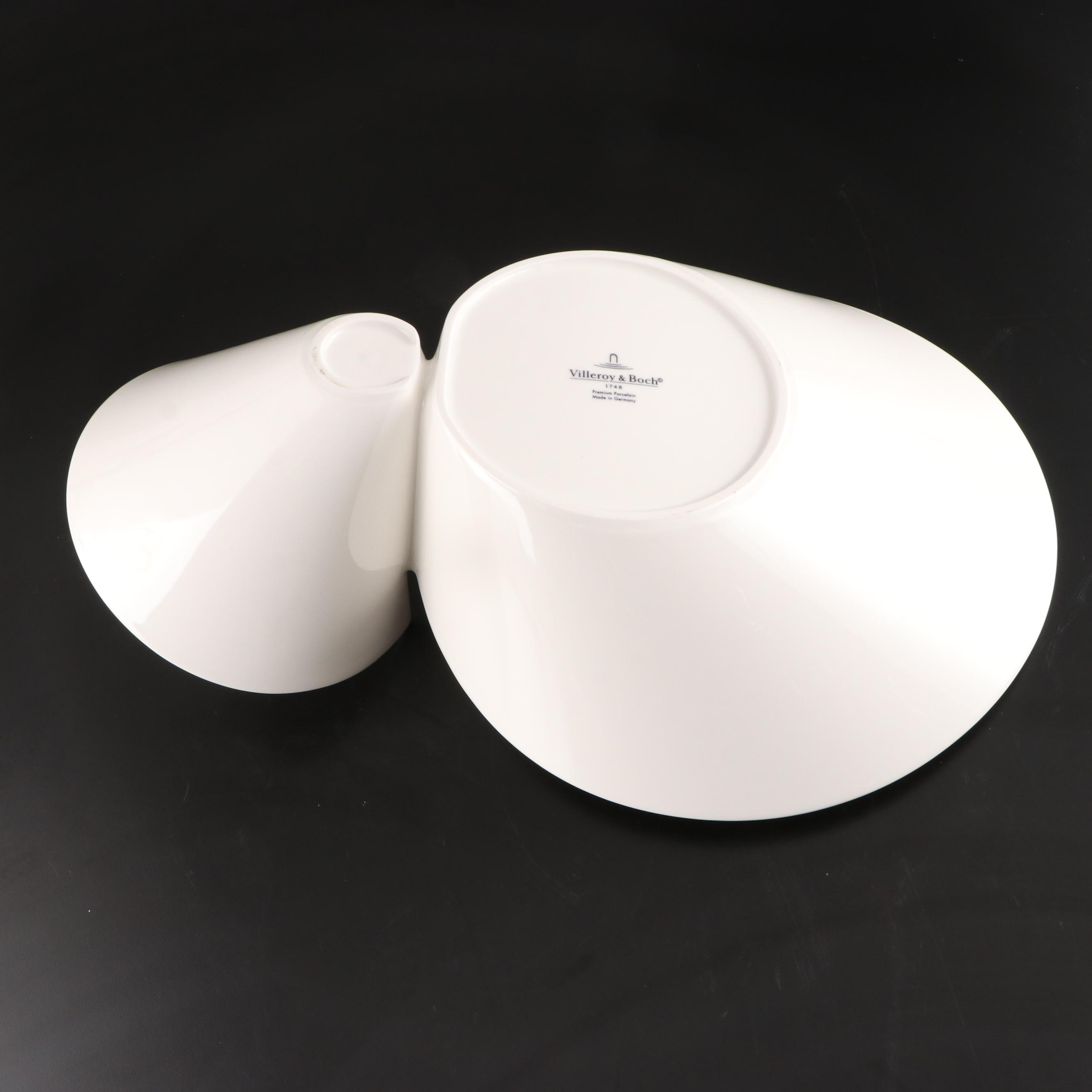 Villeroy & Boch "New Wave" Chip and Dip Bowl with Serveware