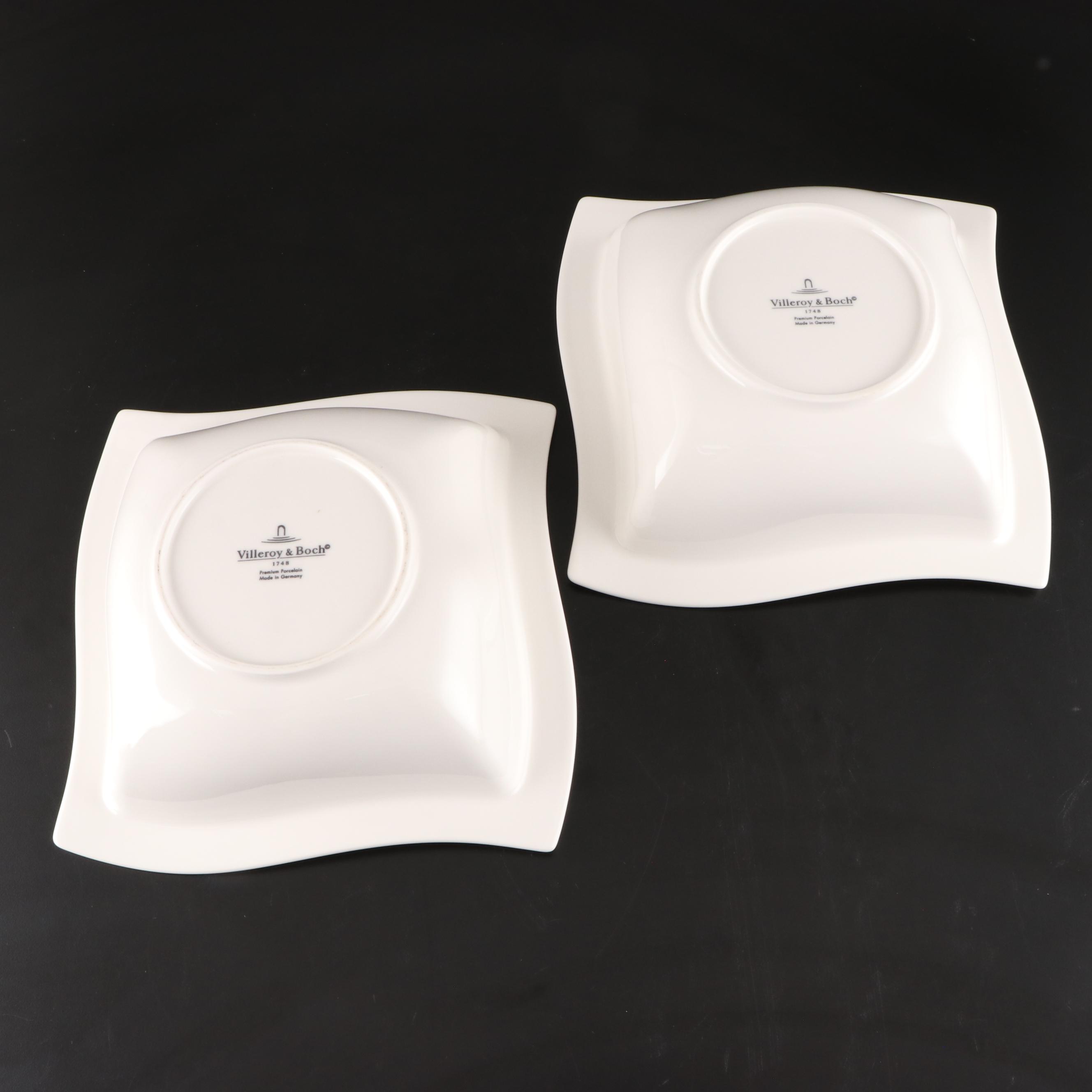 Villeroy & Boch "New Wave" Chip and Dip Bowl with Serveware