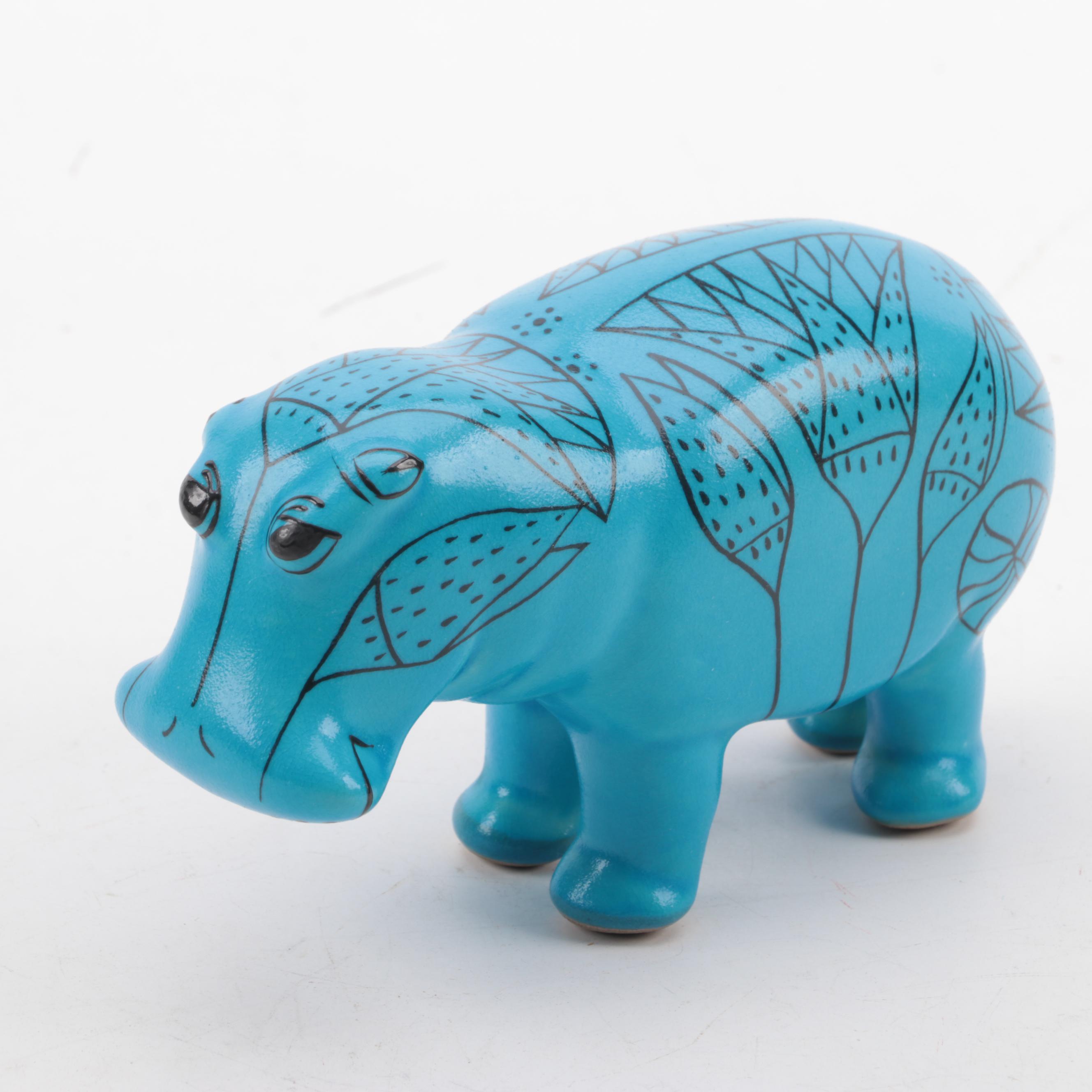 Metropolitan Museum of Art "William" Hippopotamus Figurines