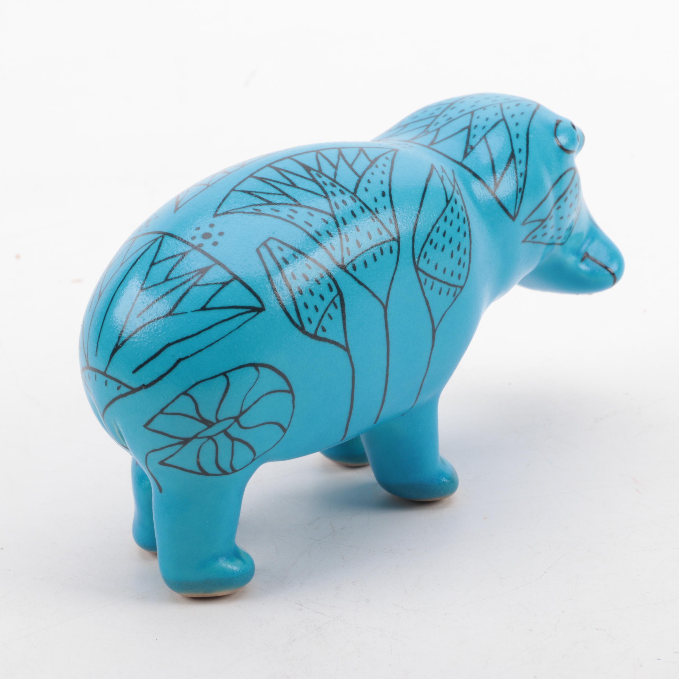 Metropolitan Museum of Art "William" Hippopotamus Figurines