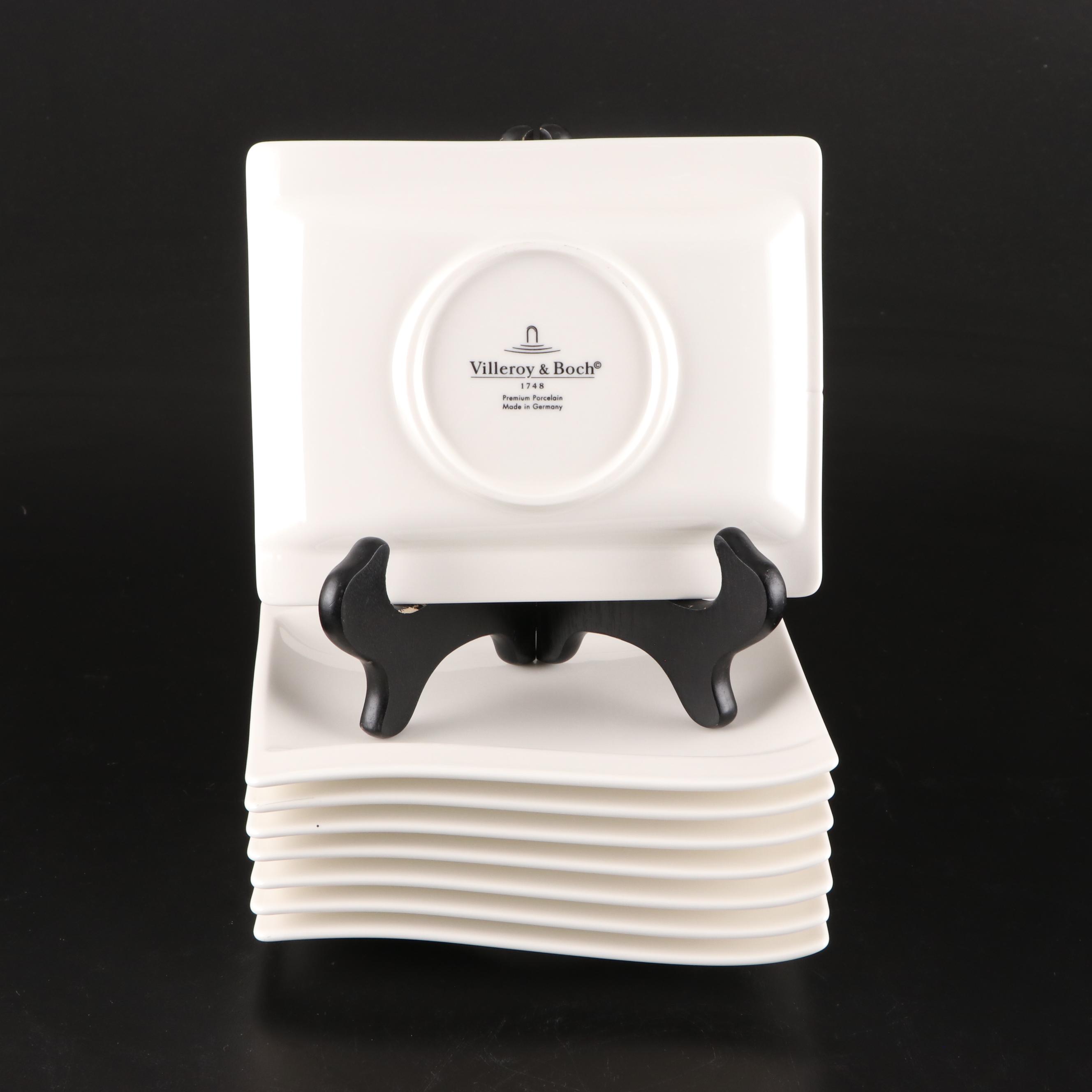 Villeroy & Boch "NewWave" Ceramic Divided Serving Dish and Dinnerware