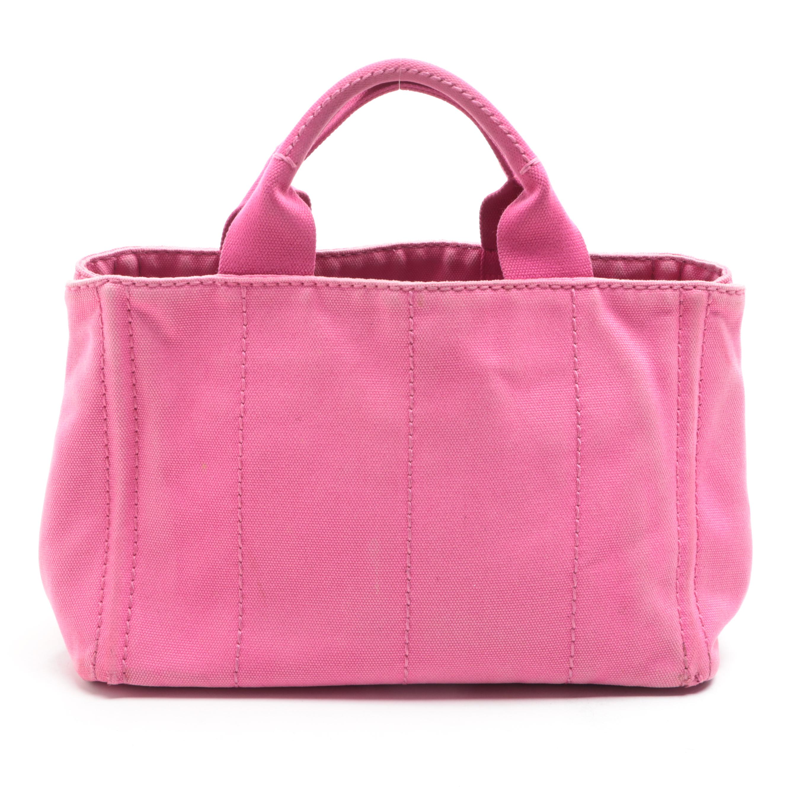 Prada Canapa Logo Tote Bag in Canvas