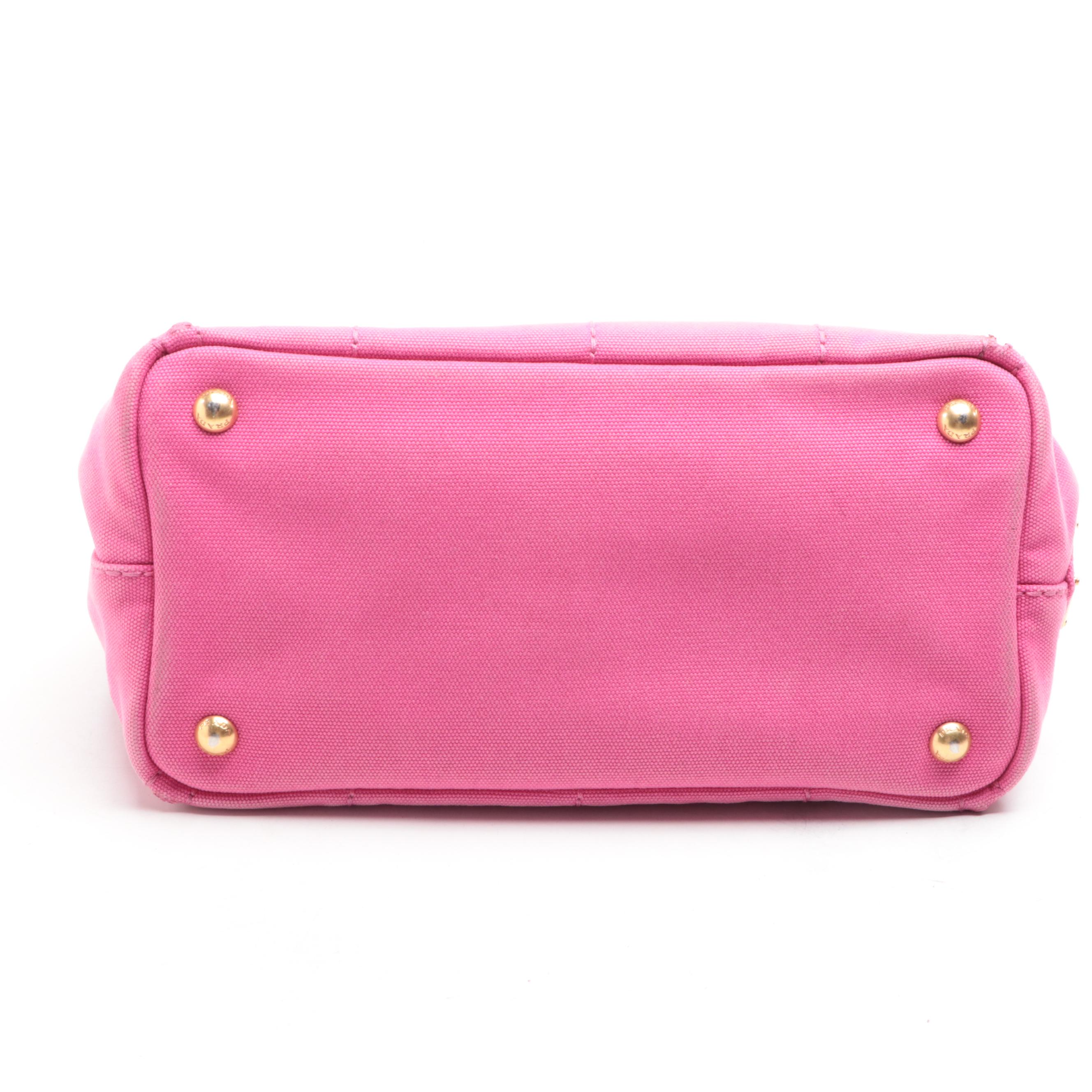 Prada Canapa Logo Tote Bag in Canvas