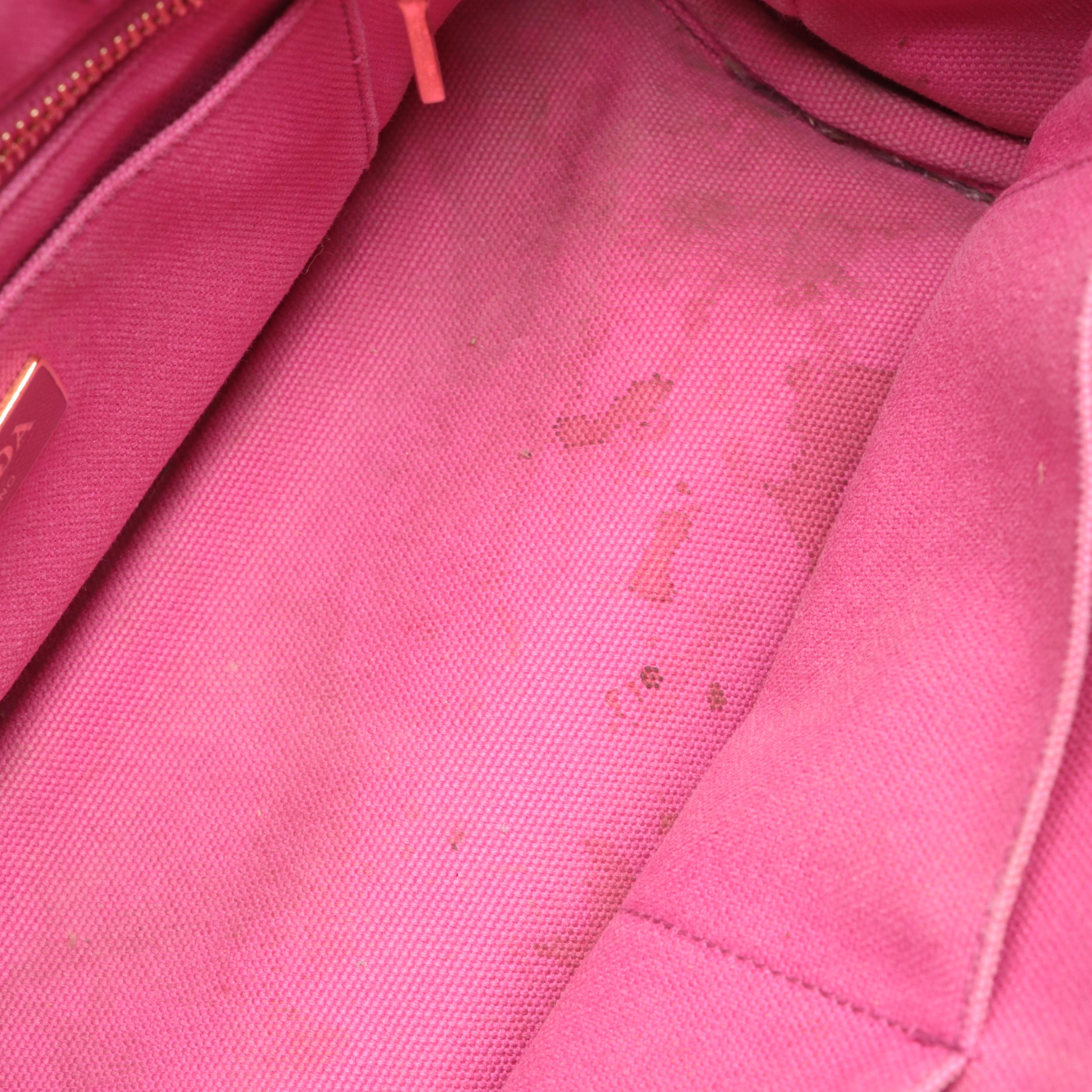 Prada Canapa Logo Tote Bag in Canvas