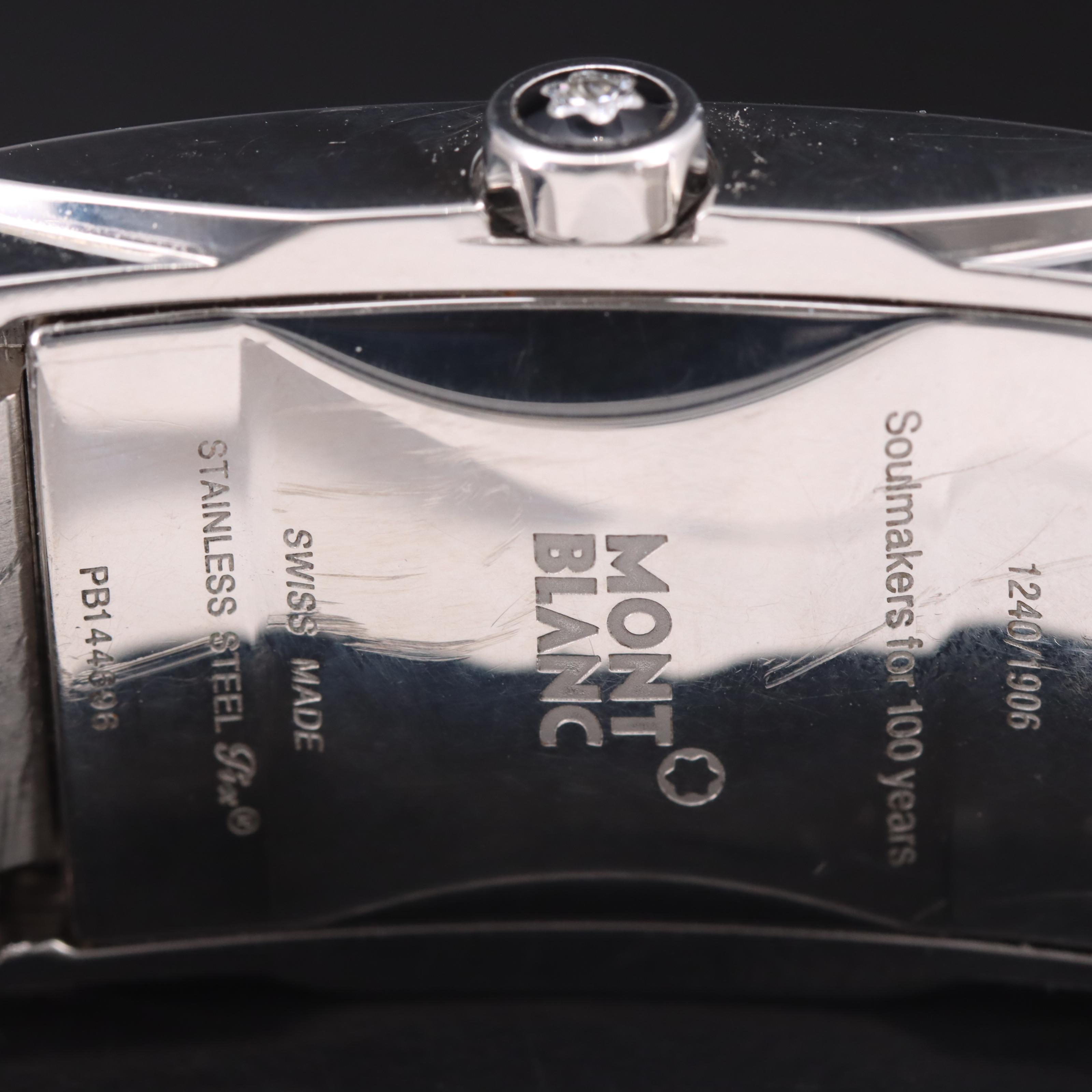 Montblanc Mother-of-Pearl Diamond Dial and Bezel Quartz Watch