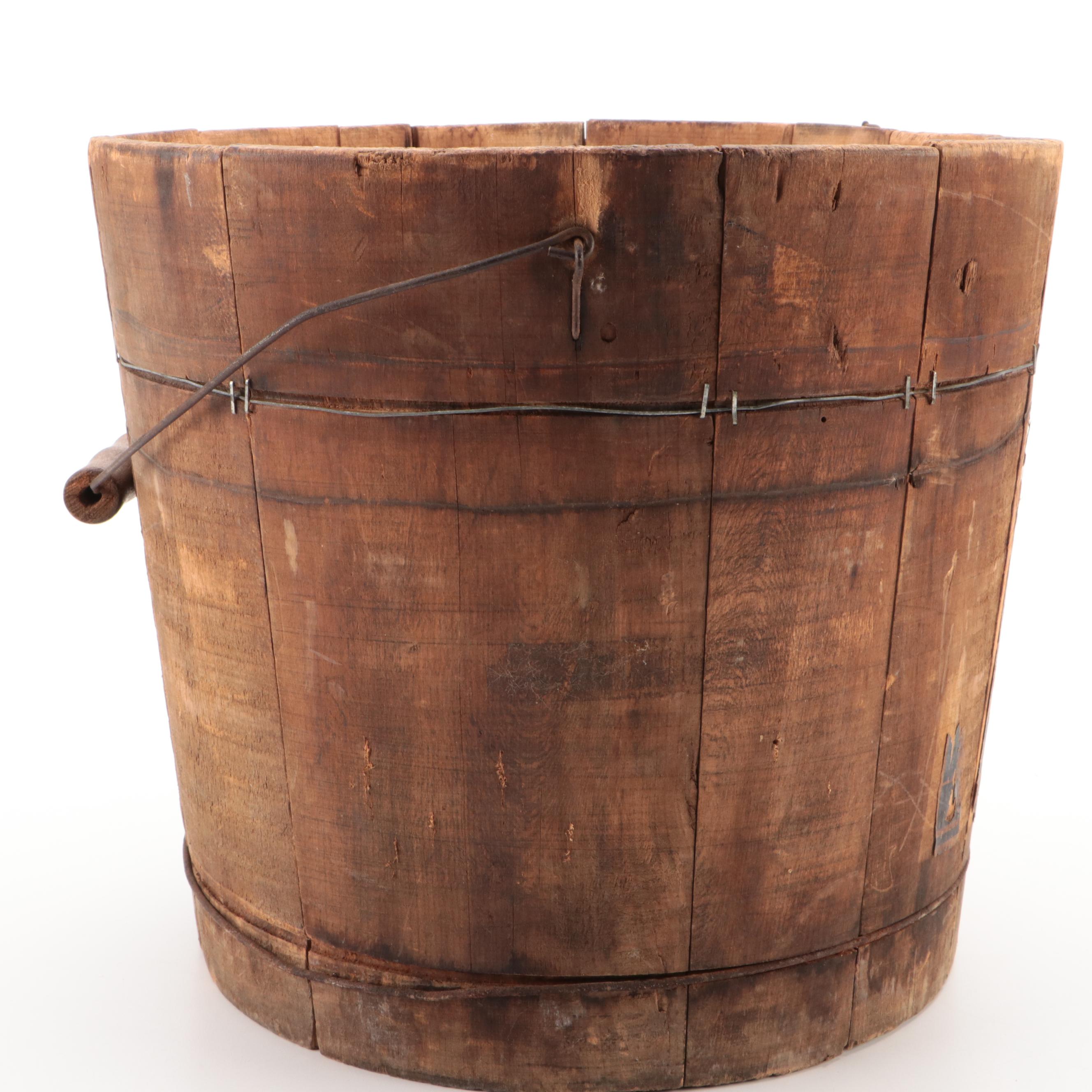 Wooden Stave Buckets, Early 20th Century