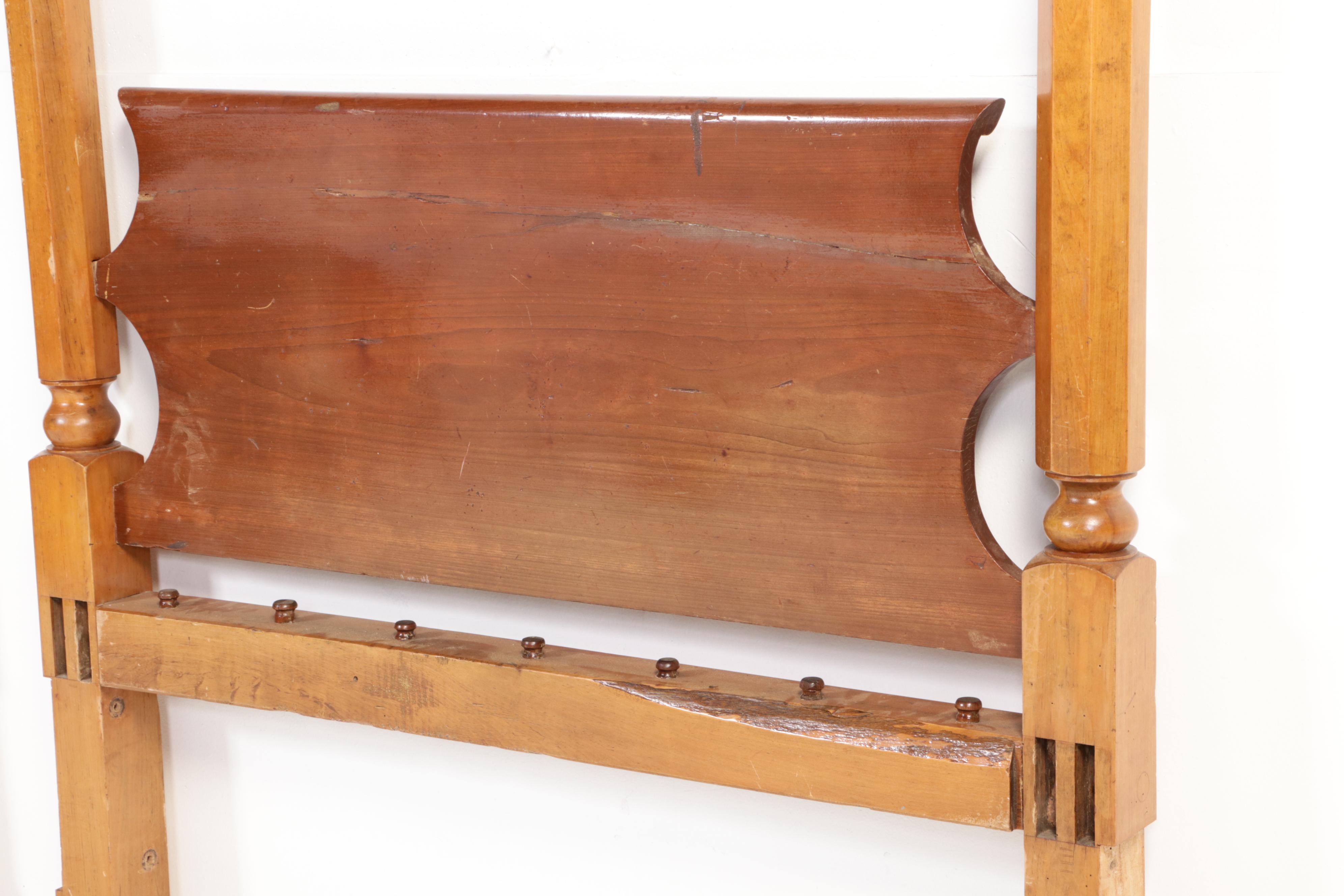 American Primitive Mixed Hardwoods 3/4 Rope Bed Frame