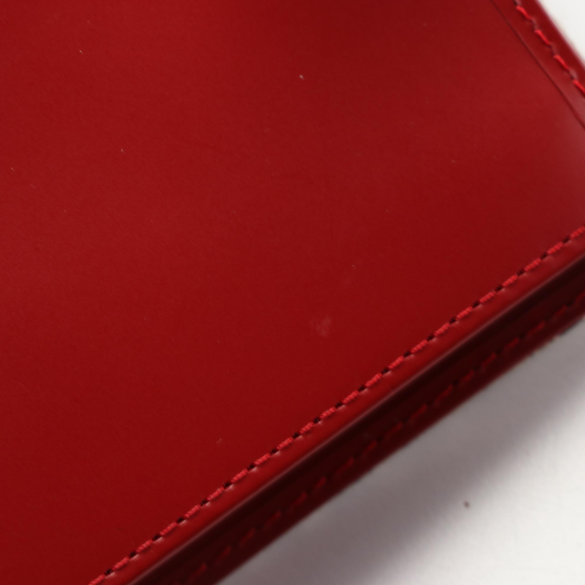 Gucci GG Canvas and Leather Wallet with Push-Lock Clasp