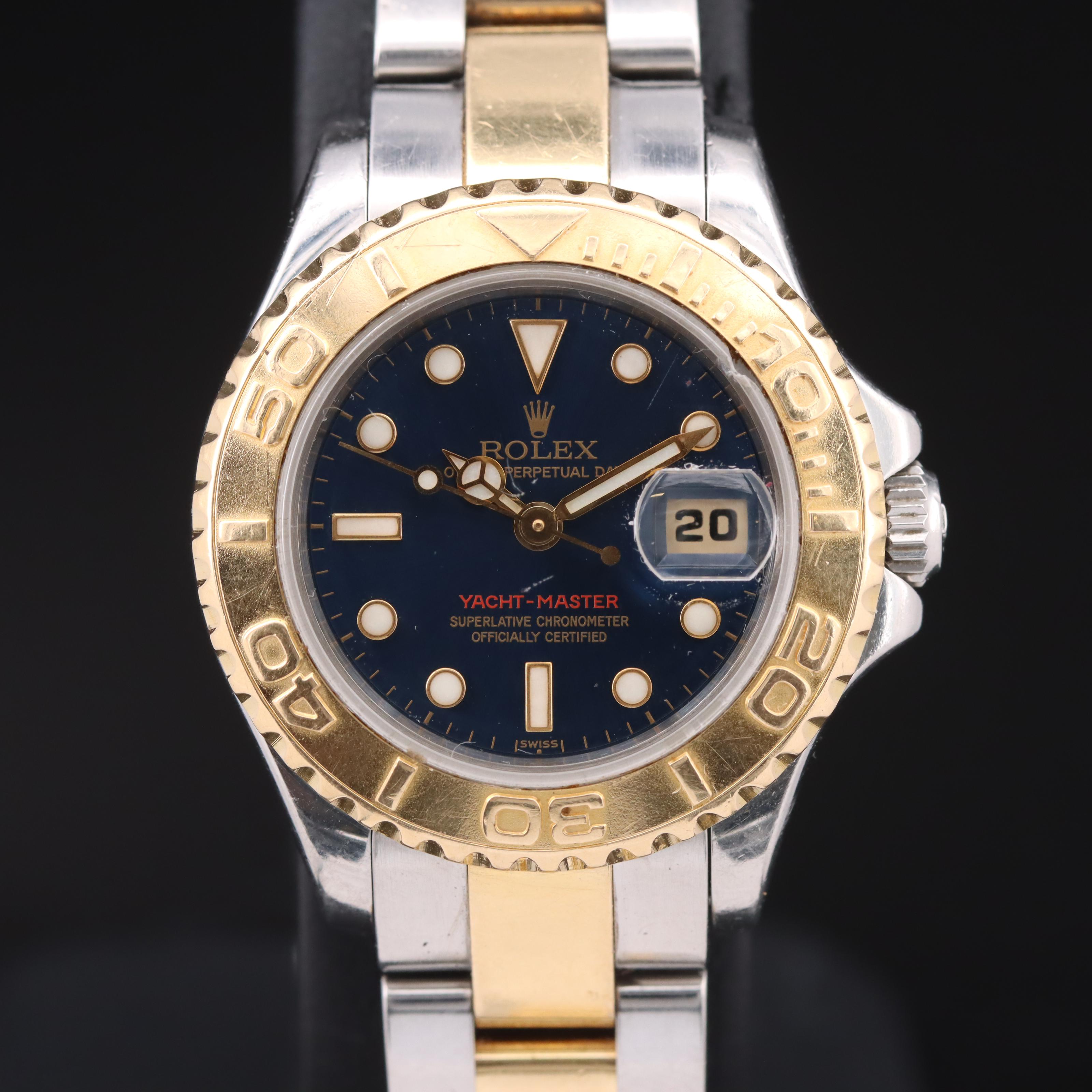 1997-98 Rolex Yacht-Master Blue Dial with Date Watch