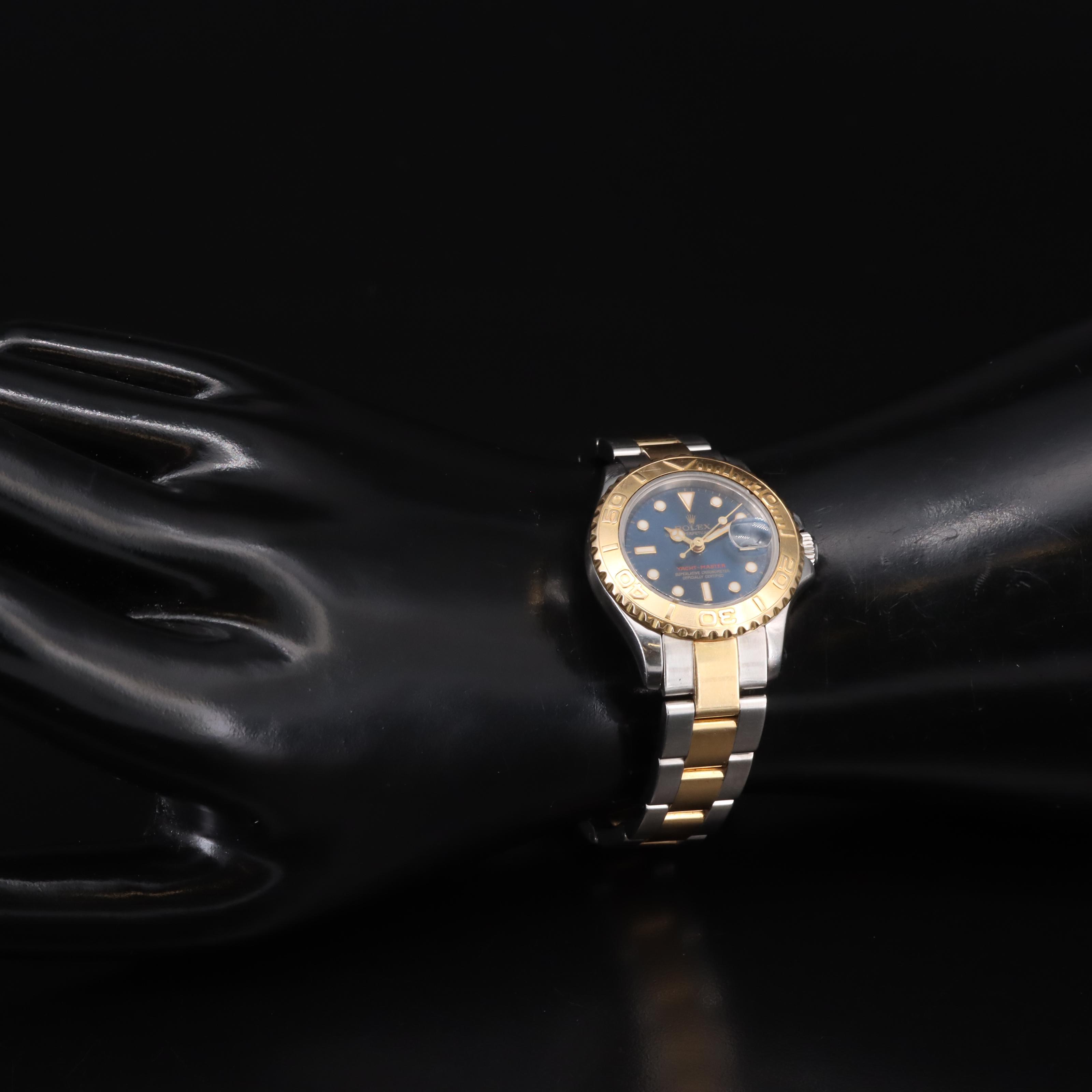 1997-98 Rolex Yacht-Master Blue Dial with Date Watch