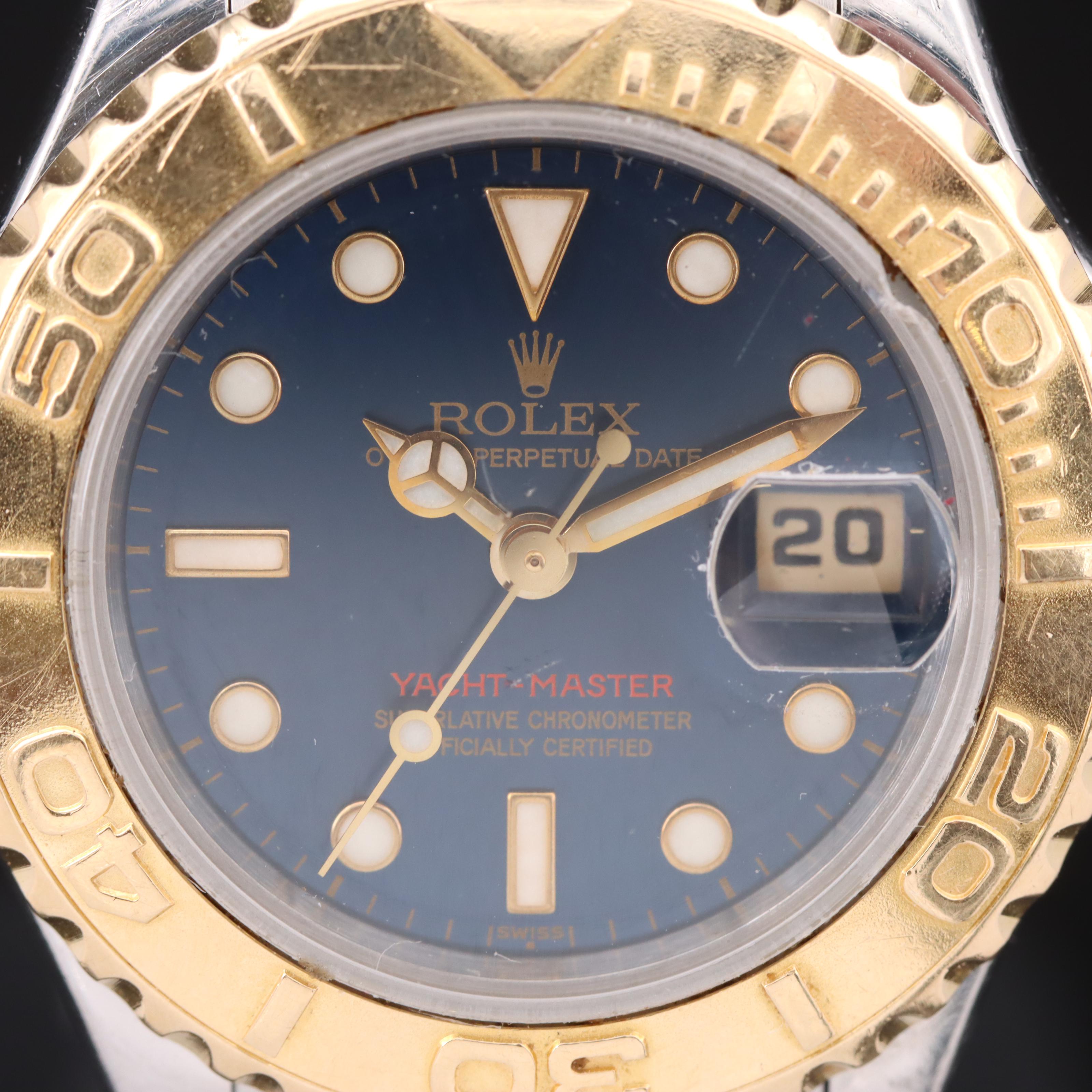 1997-98 Rolex Yacht-Master Blue Dial with Date Watch