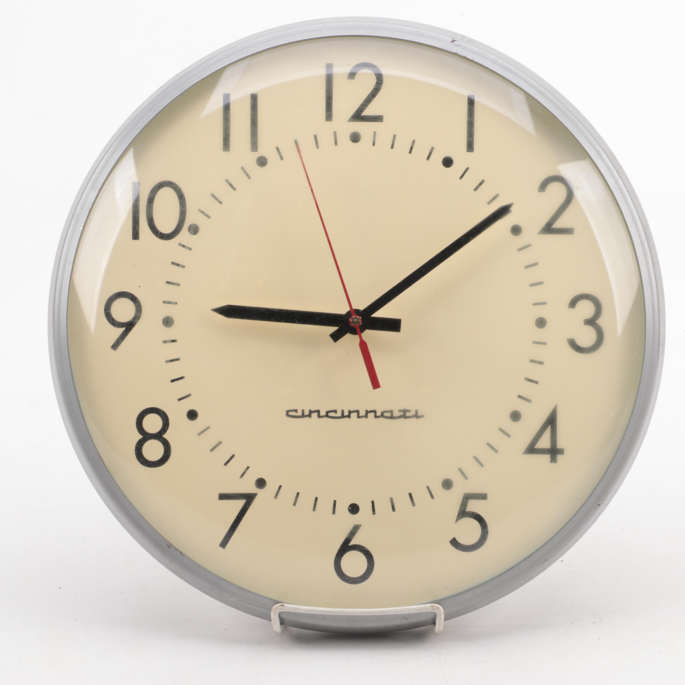 Cincinnati Time Recorder Co. Secondary Wall Clocks