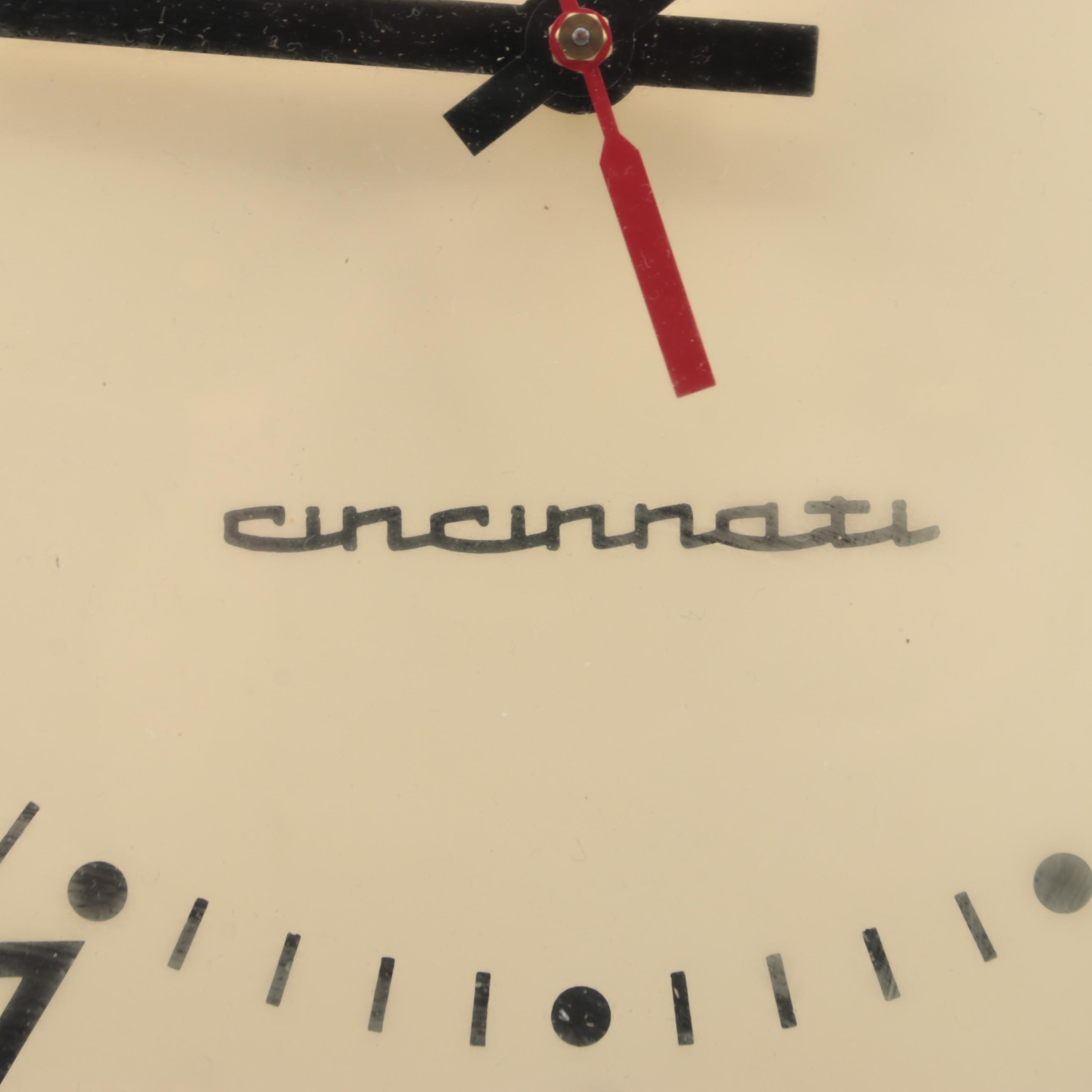 Cincinnati Time Recorder Co. Secondary Wall Clocks