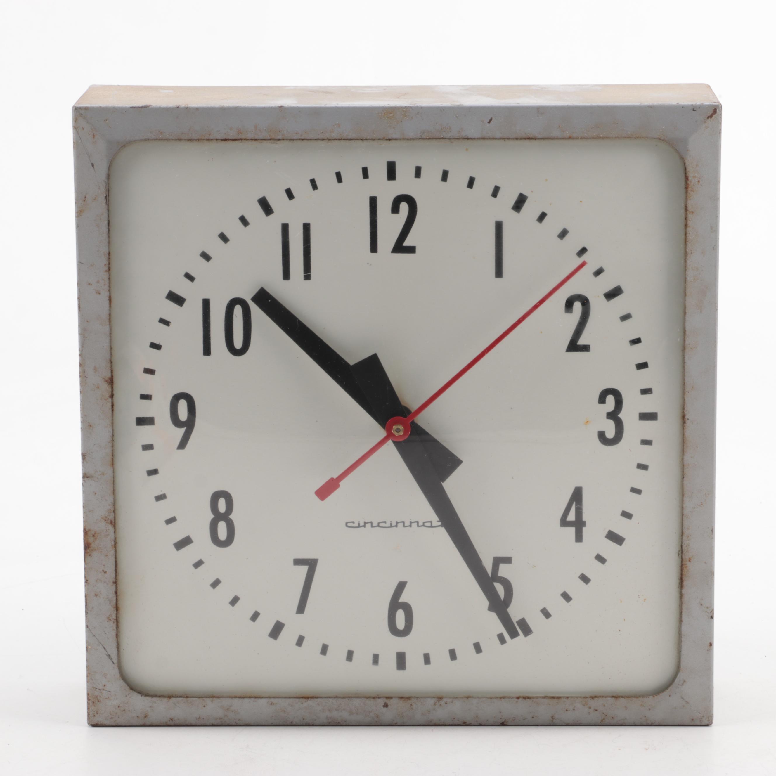 Cincinnati Time Recorder Co. Secondary Wall Clocks
