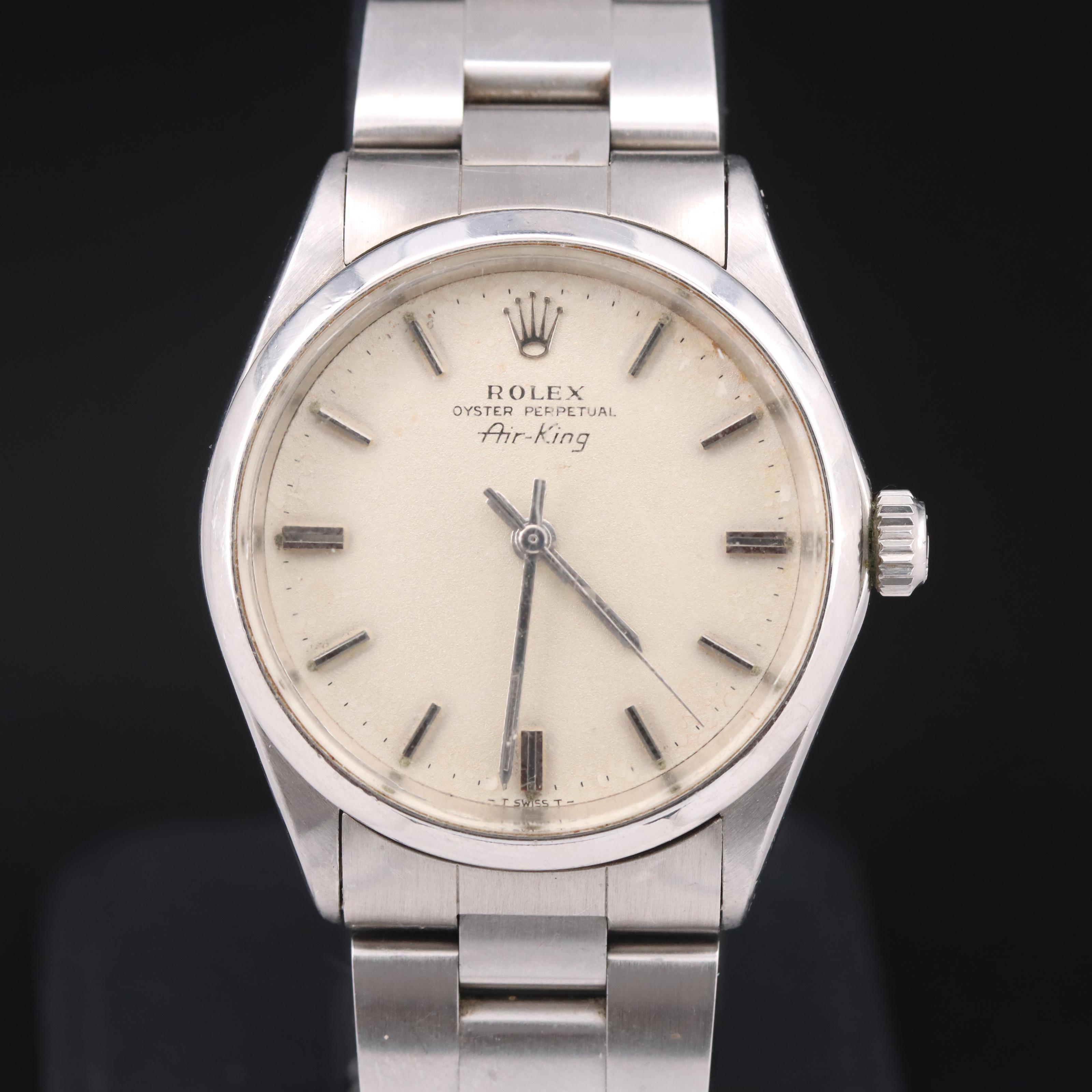 1970 Rolex Air-King Oyster Perpetual Automatic Watch