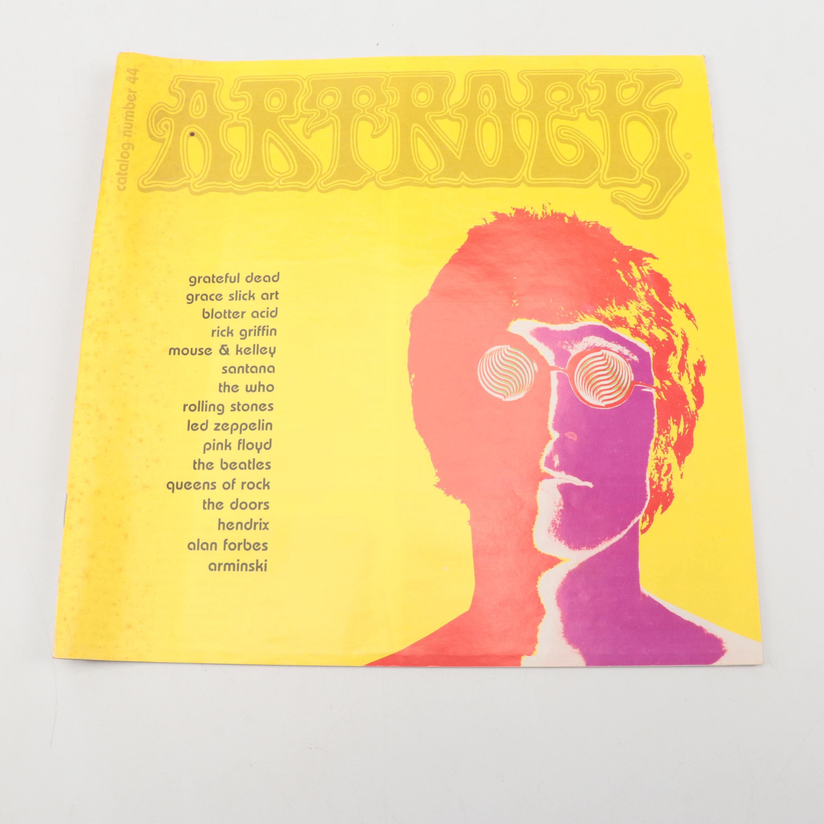 Artrack #44 Catalog with Subafilms Mod Poster and Yellow Submarine Poster Board