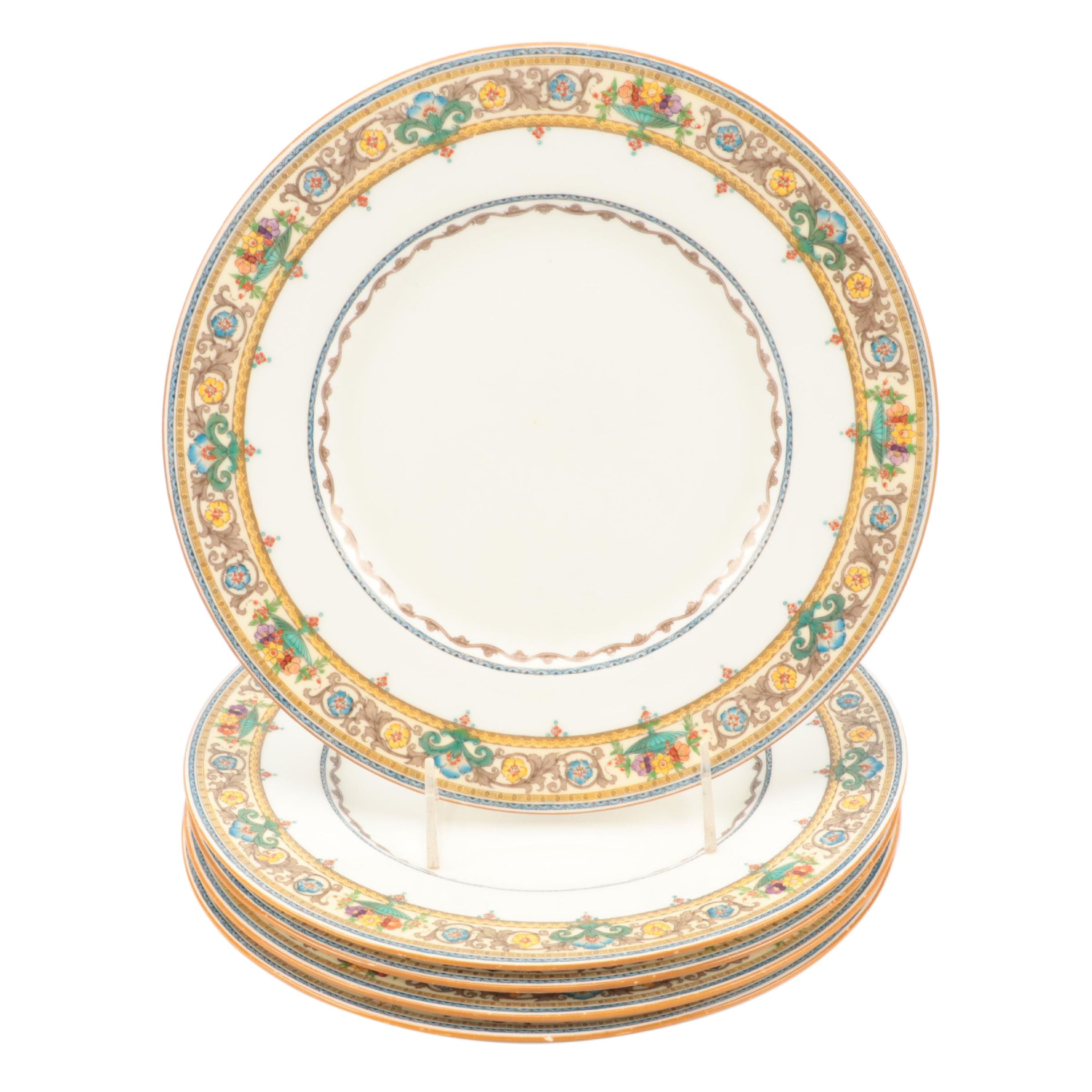 Minton "Plymouth" Ceramic Dinner Plates, Early to Mid-20th Century